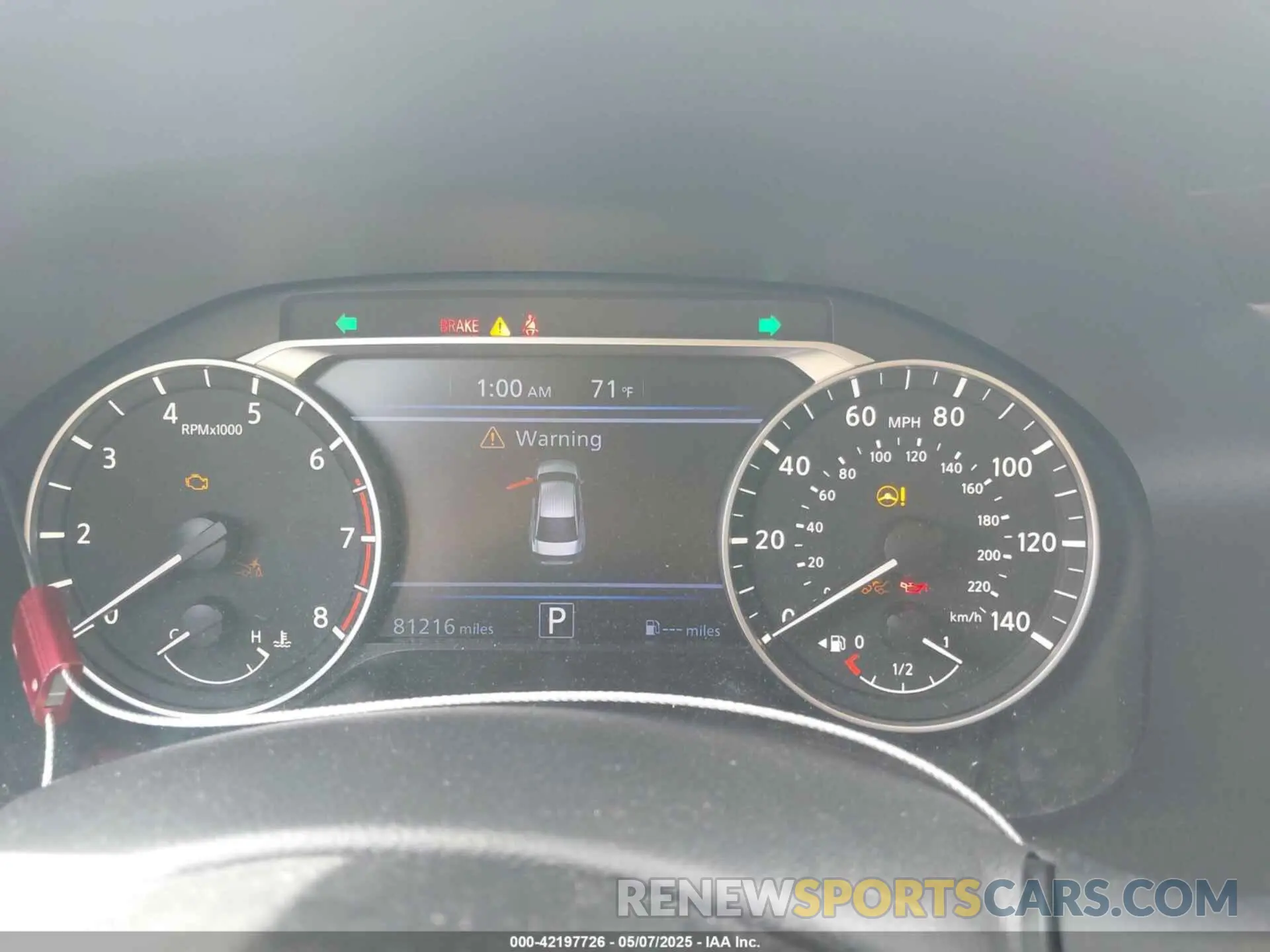 7 fotografías del automóvil dañado 1N4BL4CV0LN314050 NISSAN ALTIMA 2020
