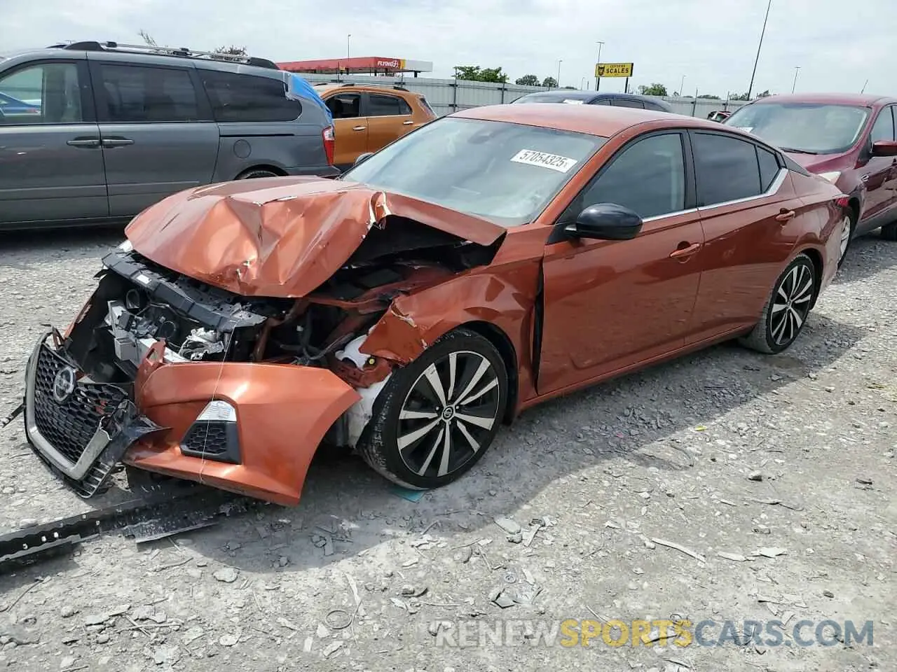 1 fotografías del automóvil dañado 1N4BL4CV4LN320000 NISSAN ALTIMA 2020