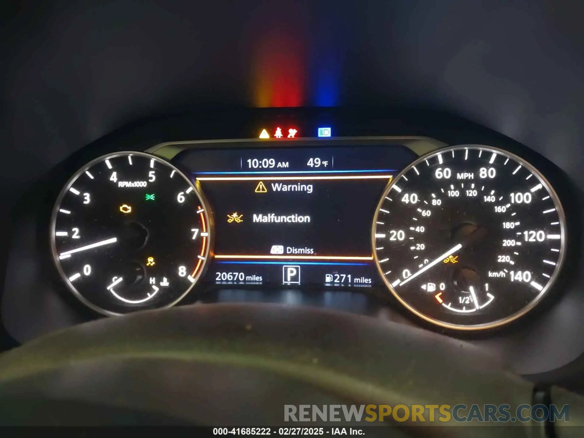 7 fotografías del automóvil dañado 1N4BL4CV5LC101798 NISSAN ALTIMA 2020