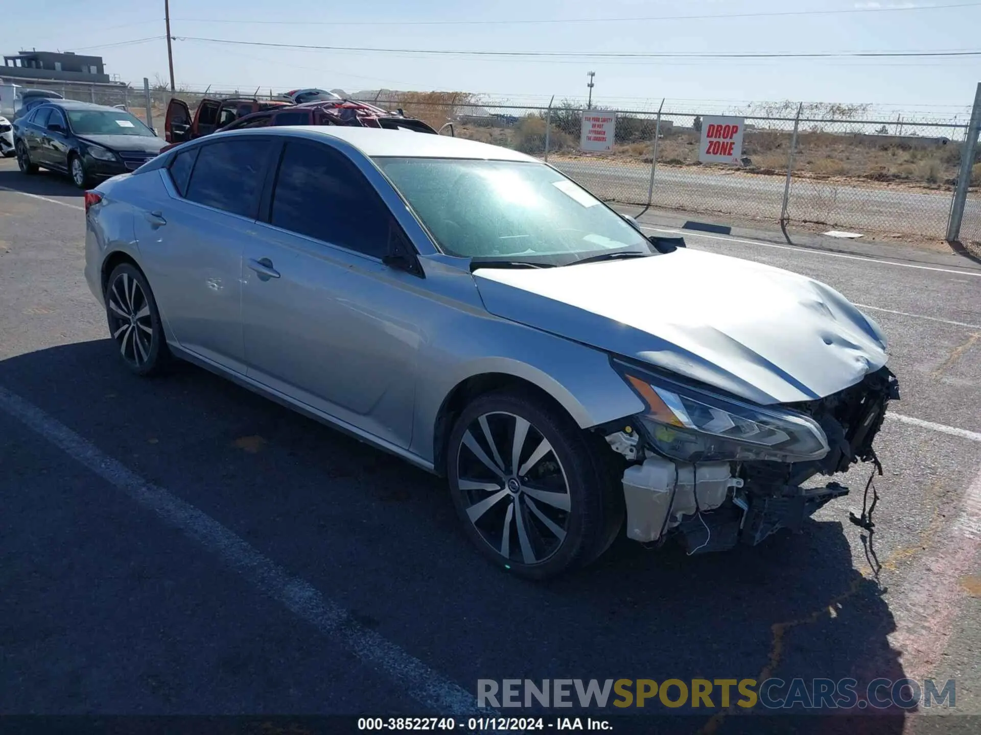 1 fotografías del automóvil dañado 1N4BL4CV5LC185427 NISSAN ALTIMA 2020