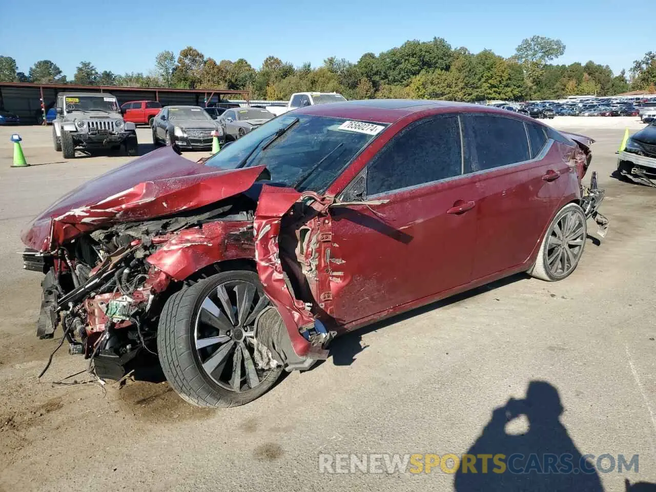 1 fotografías del automóvil dañado 1N4BL4CV6LN307555 NISSAN ALTIMA 2020