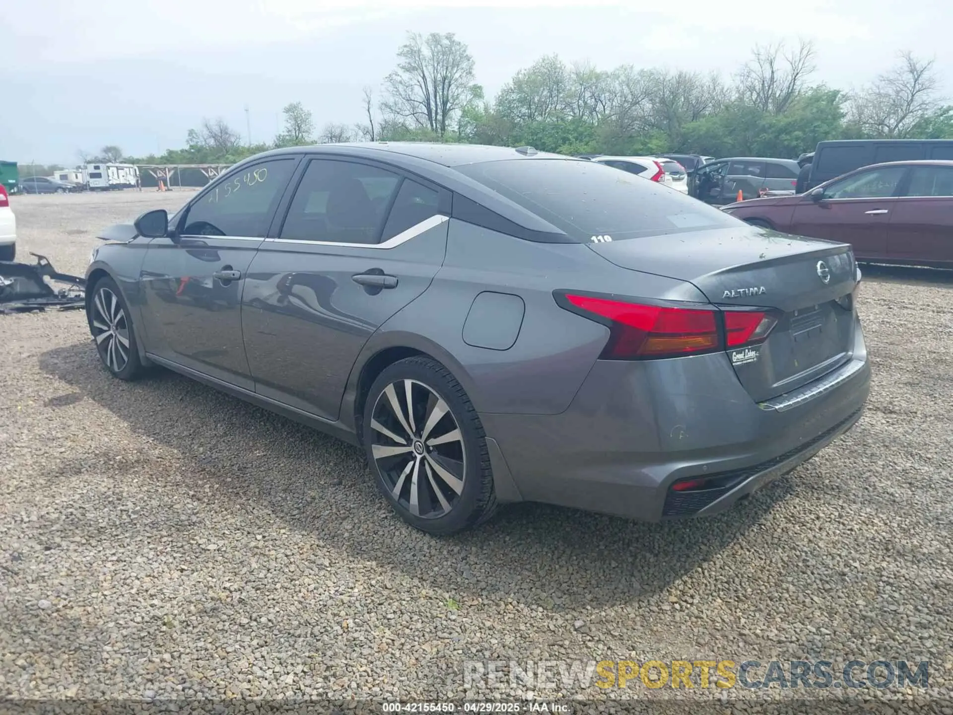 3 fotografías del automóvil dañado 1N4BL4CV9LC122475 NISSAN ALTIMA 2020