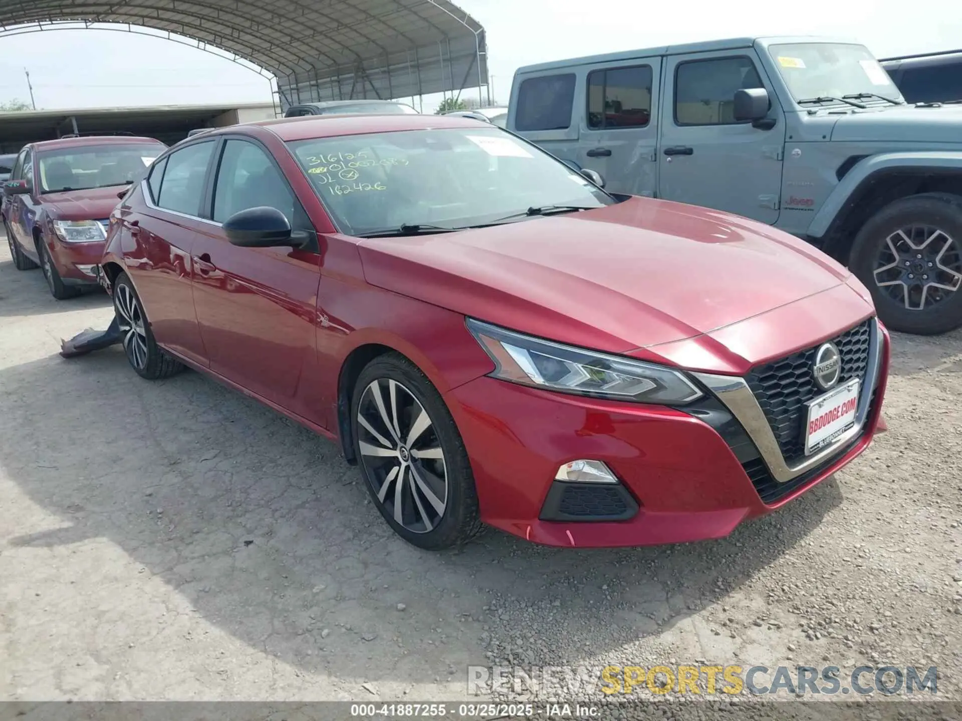 1 fotografías del automóvil dañado 1N4BL4CV9LC162426 NISSAN ALTIMA 2020