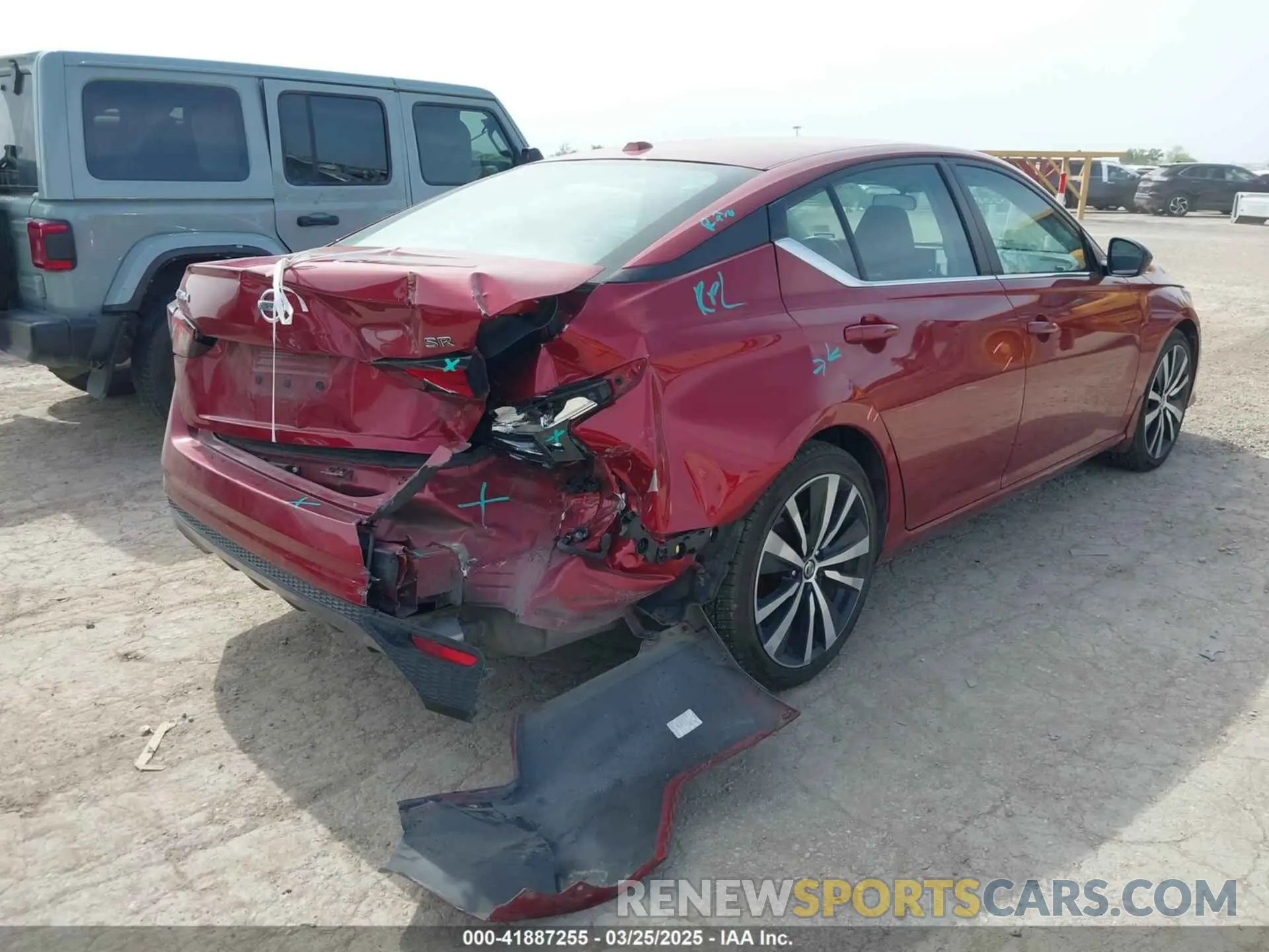 4 fotografías del automóvil dañado 1N4BL4CV9LC162426 NISSAN ALTIMA 2020