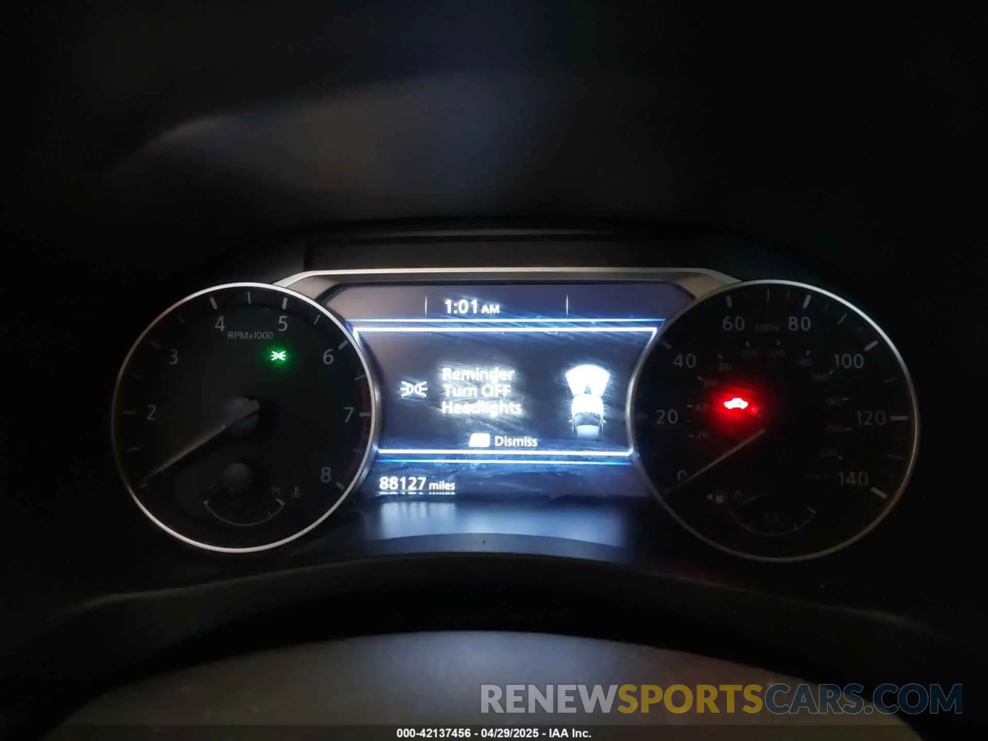 7 fotografías del automóvil dañado 1N4BL4EVXLC157426 NISSAN ALTIMA 2020