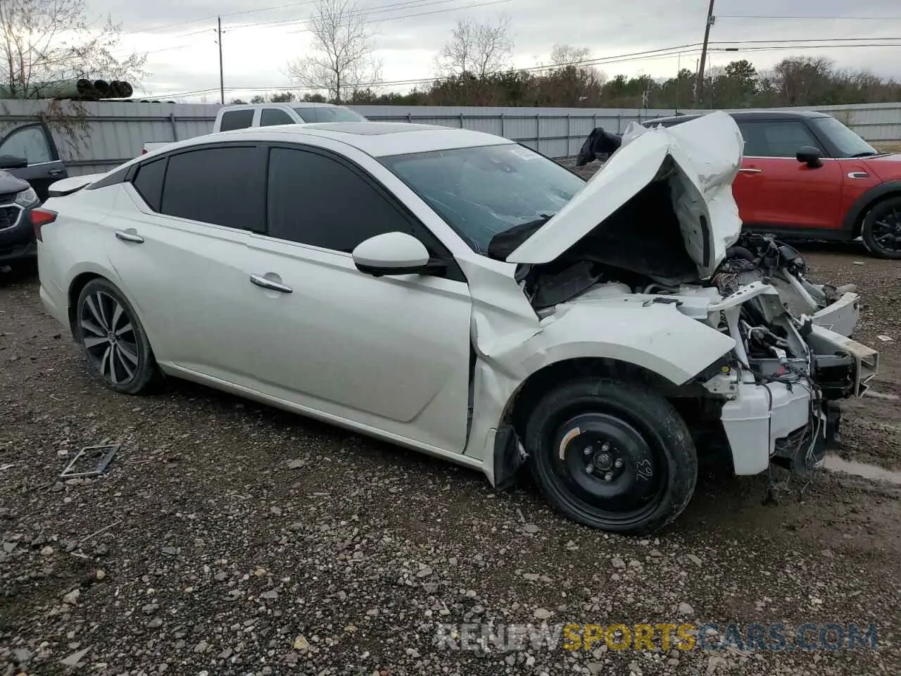 4 fotografías del automóvil dañado 1N4BL4FV4LC125280 NISSAN ALTIMA 2020