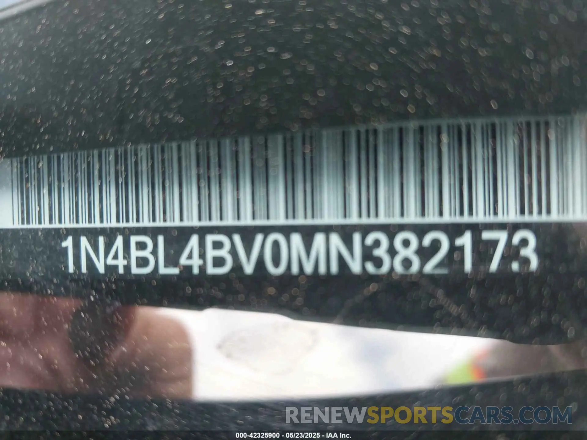9 fotografías del automóvil dañado 1N4BL4BV0MN382173 NISSAN ALTIMA 2021