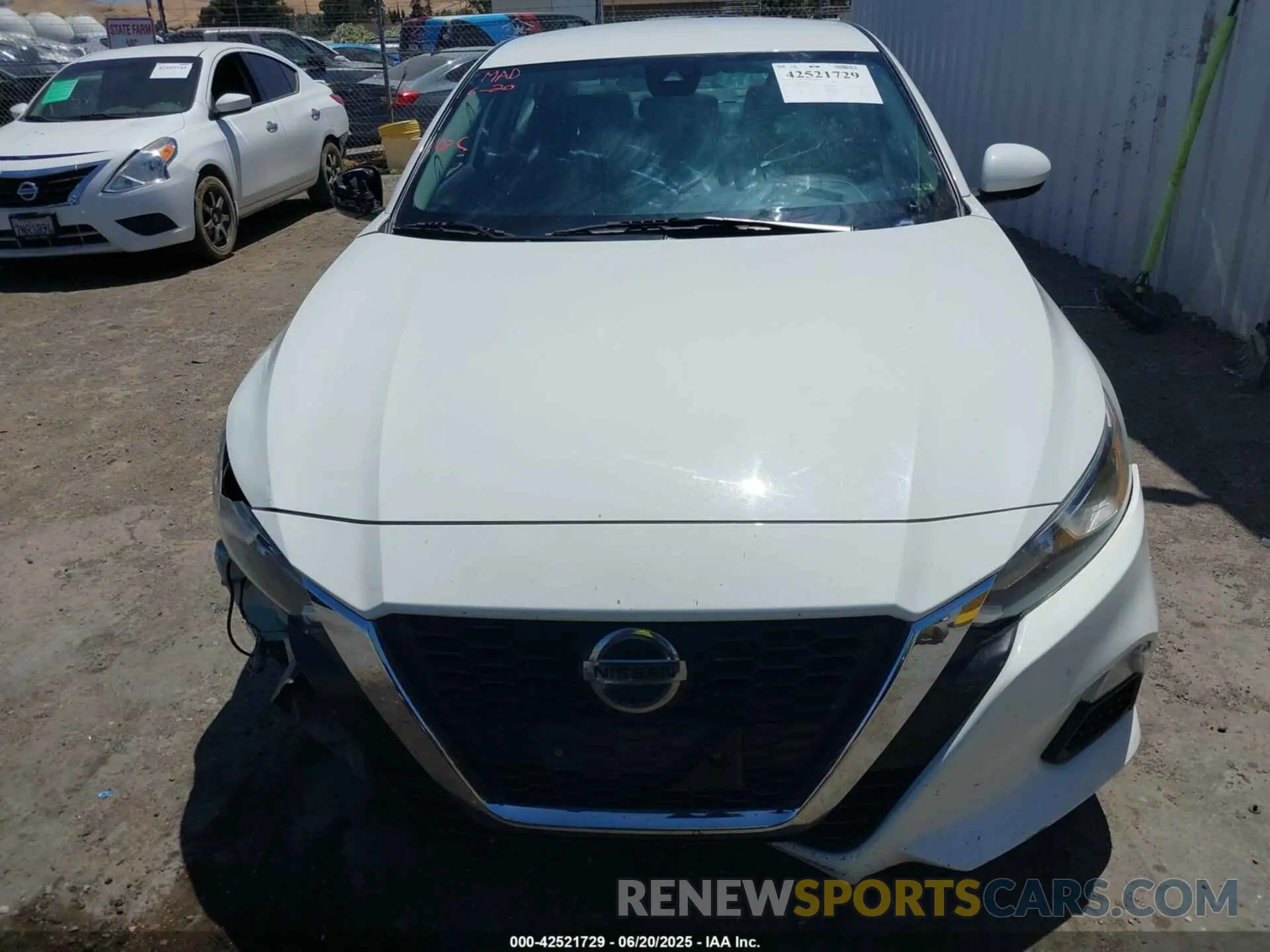 12 fotografías del automóvil dañado 1N4BL4BV4MN364825 NISSAN ALTIMA 2021