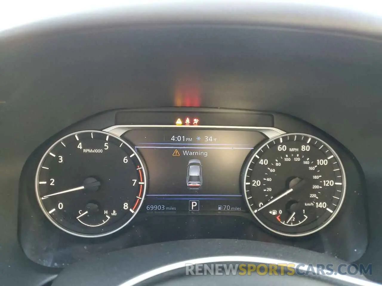 9 fotografías del automóvil dañado 1N4BL4CV3MN409140 NISSAN ALTIMA 2021