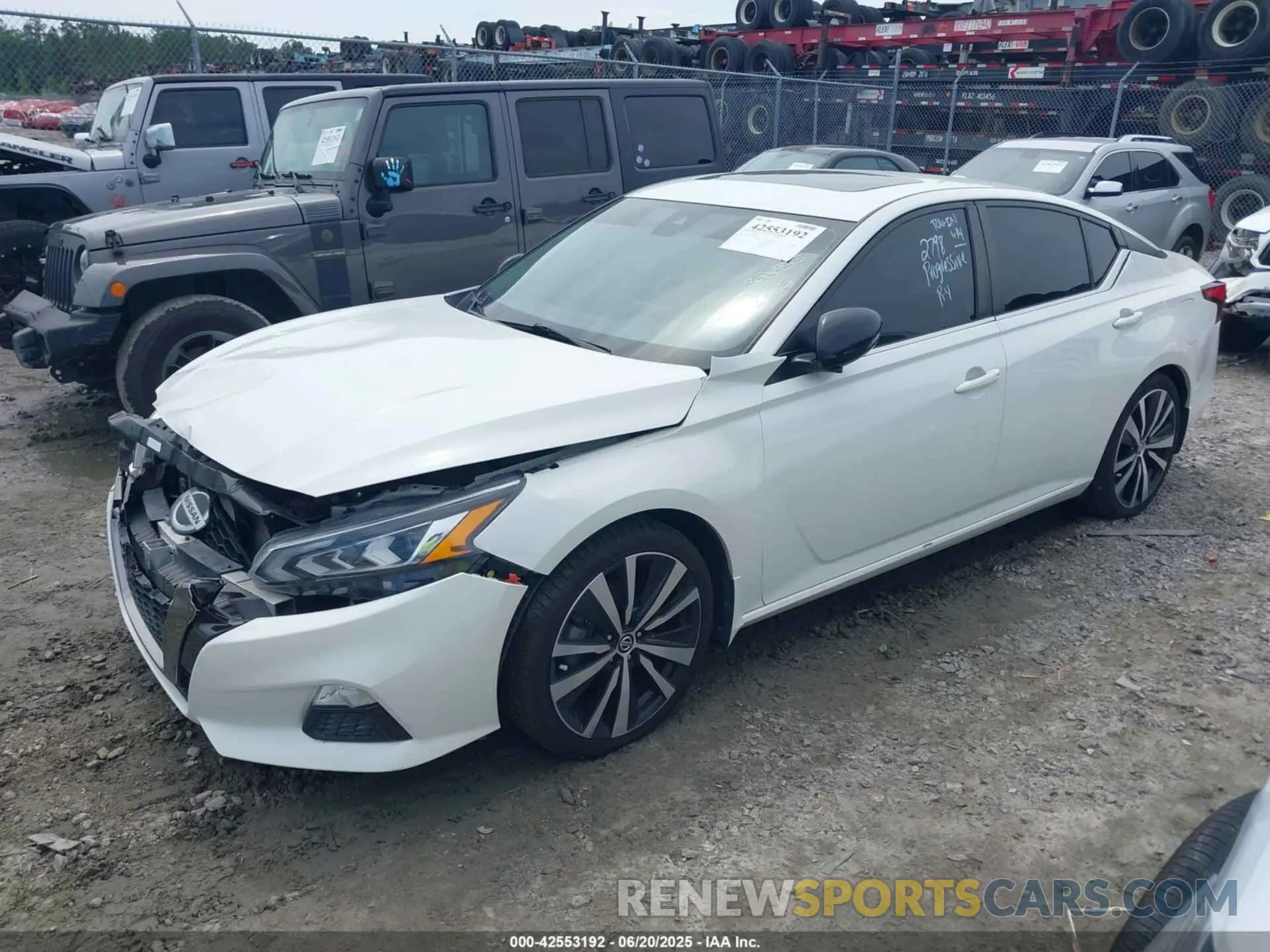 2 fotografías del automóvil dañado 1N4BL4CV4MN364953 NISSAN ALTIMA 2021
