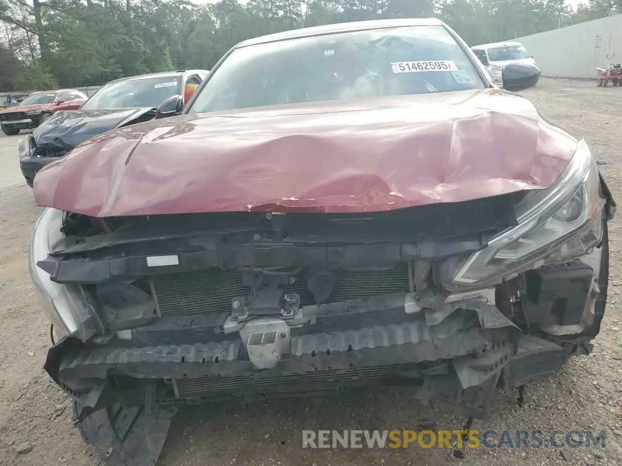 5 fotografías del automóvil dañado 1N4BL4CV4MN390355 NISSAN ALTIMA 2021