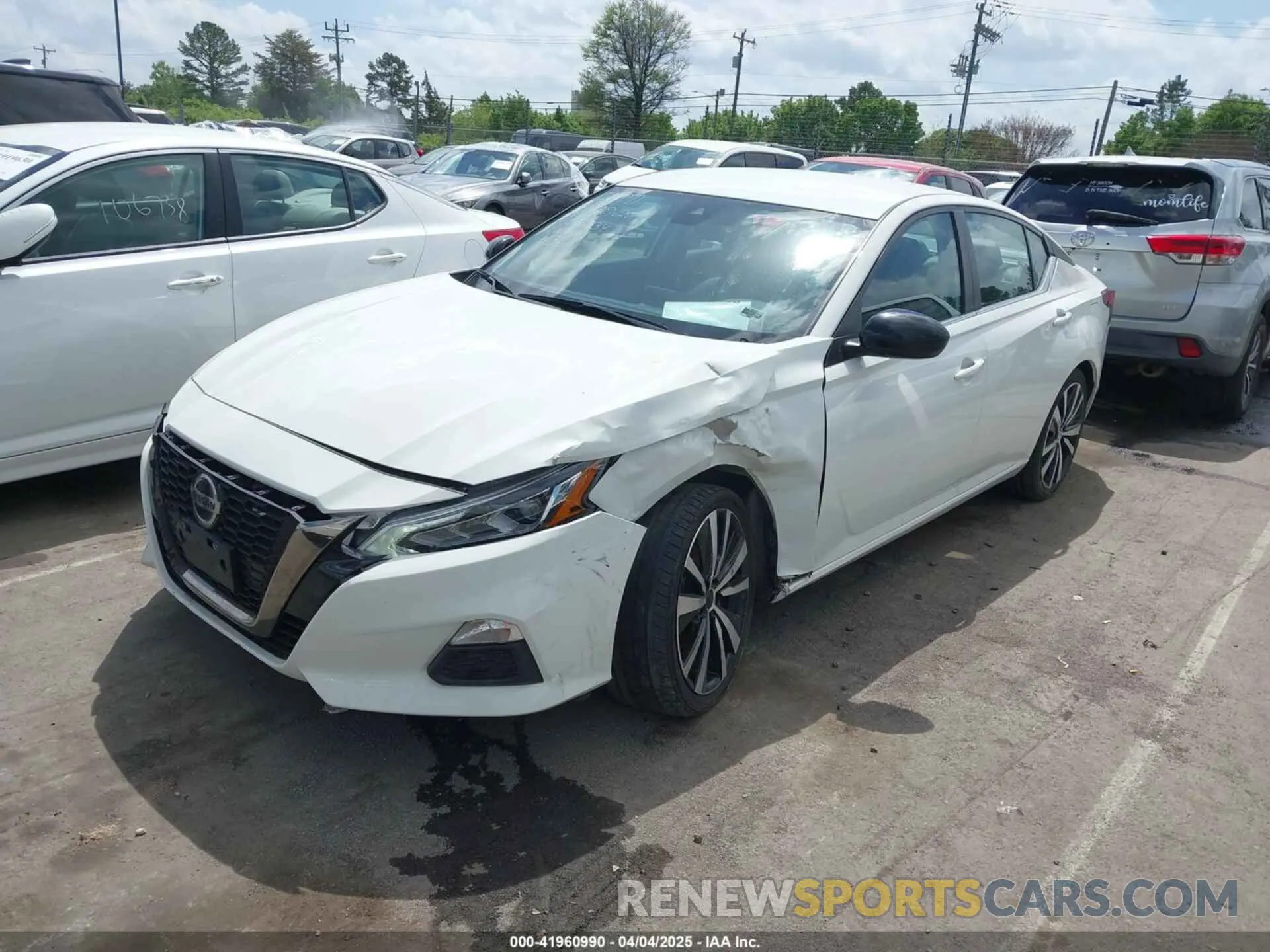 2 fotografías del automóvil dañado 1N4BL4CV8MN366334 NISSAN ALTIMA 2021