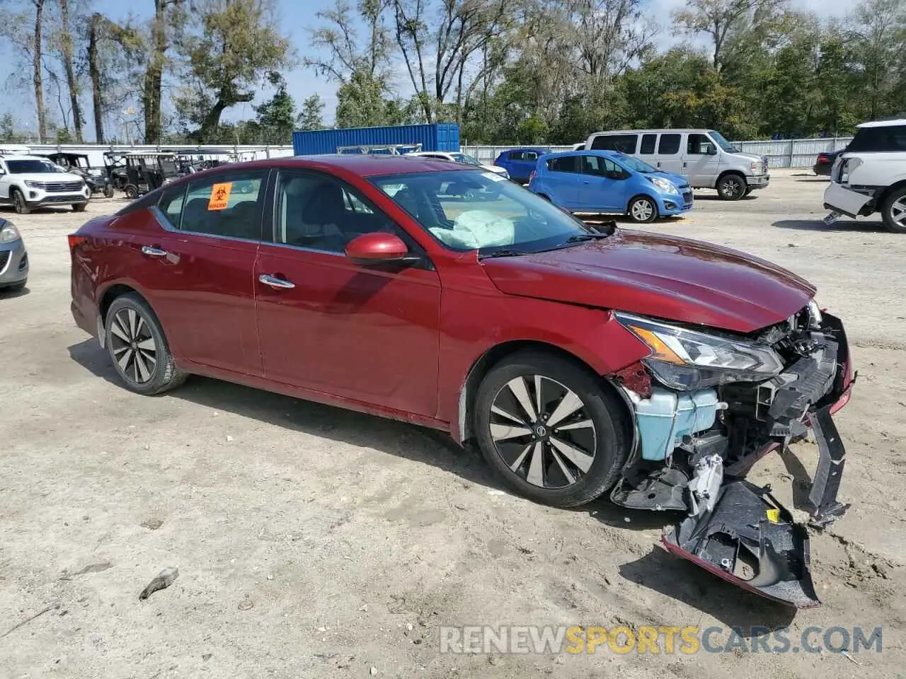 4 fotografías del automóvil dañado 1N4BL4DV3MN302877 NISSAN ALTIMA 2021