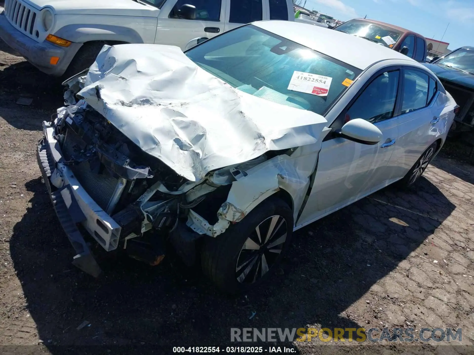 2 fotografías del automóvil dañado 1N4BL4DV3MN417057 NISSAN ALTIMA 2021