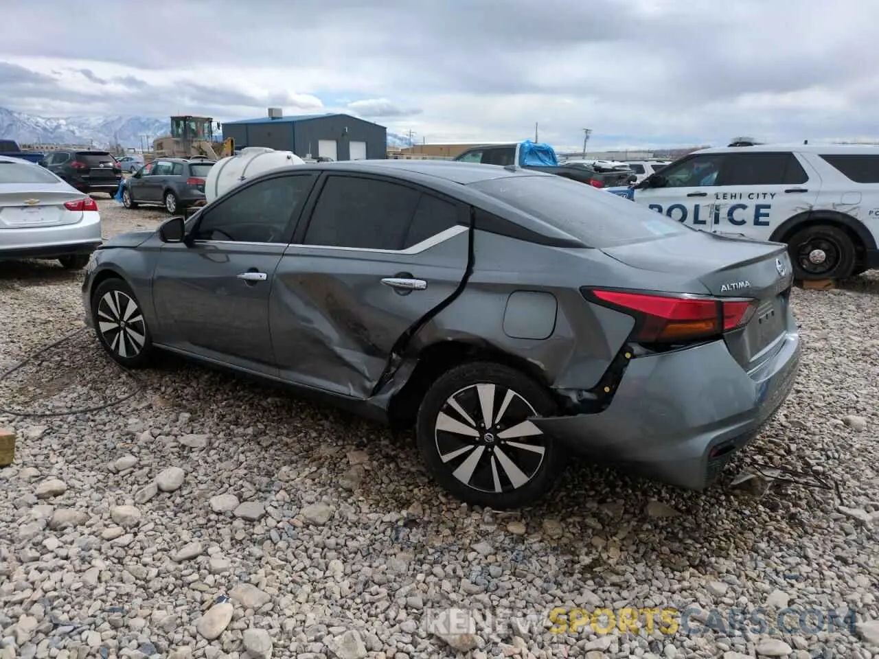 2 fotografías del automóvil dañado 1N4BL4DV4MN343048 NISSAN ALTIMA 2021