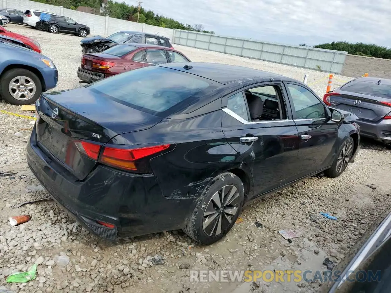 3 fotografías del automóvil dañado 1N4BL4DV5MN352955 NISSAN ALTIMA 2021