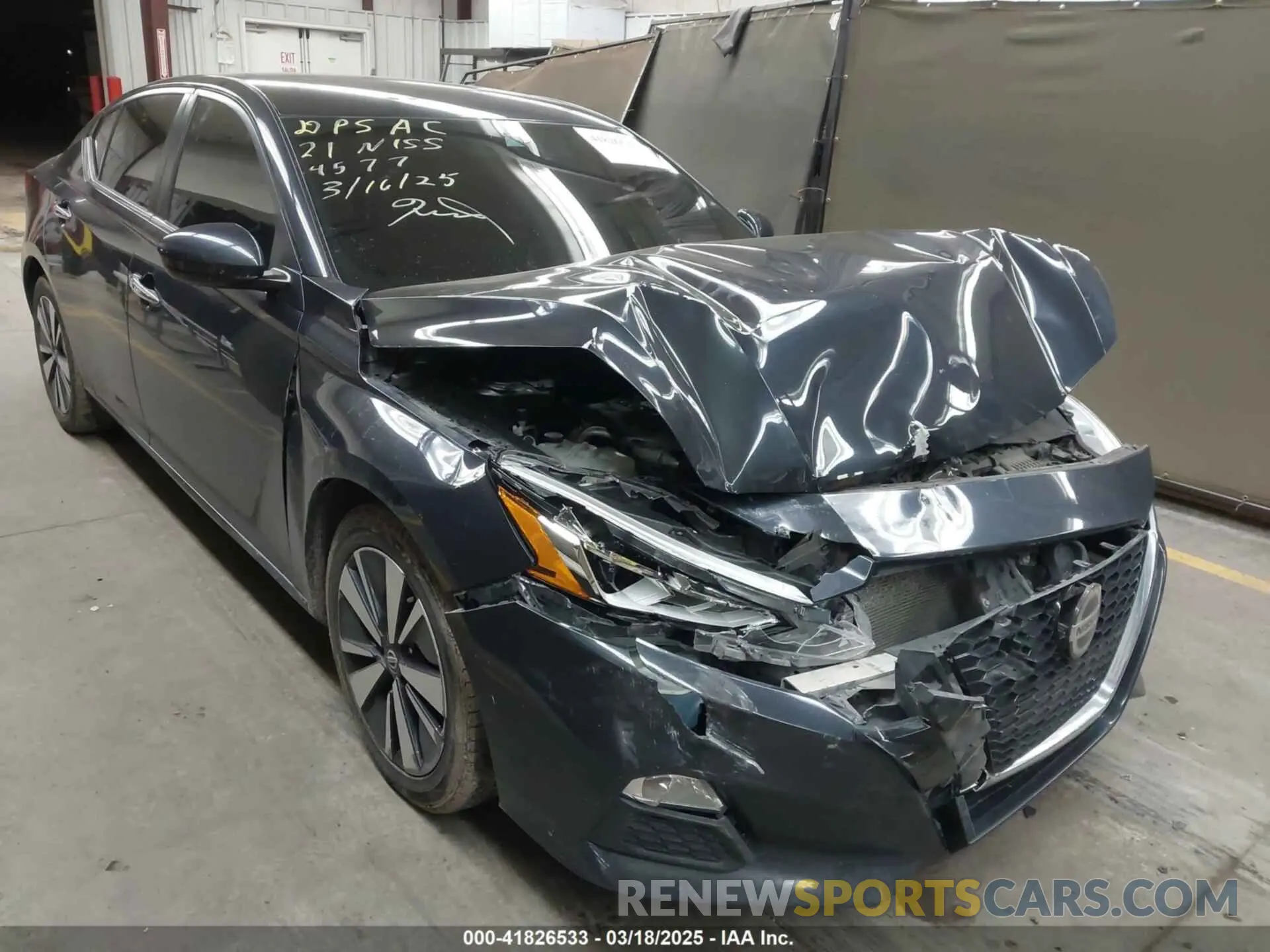1 fotografías del automóvil dañado 1N4BL4DV7MN314577 NISSAN ALTIMA 2021