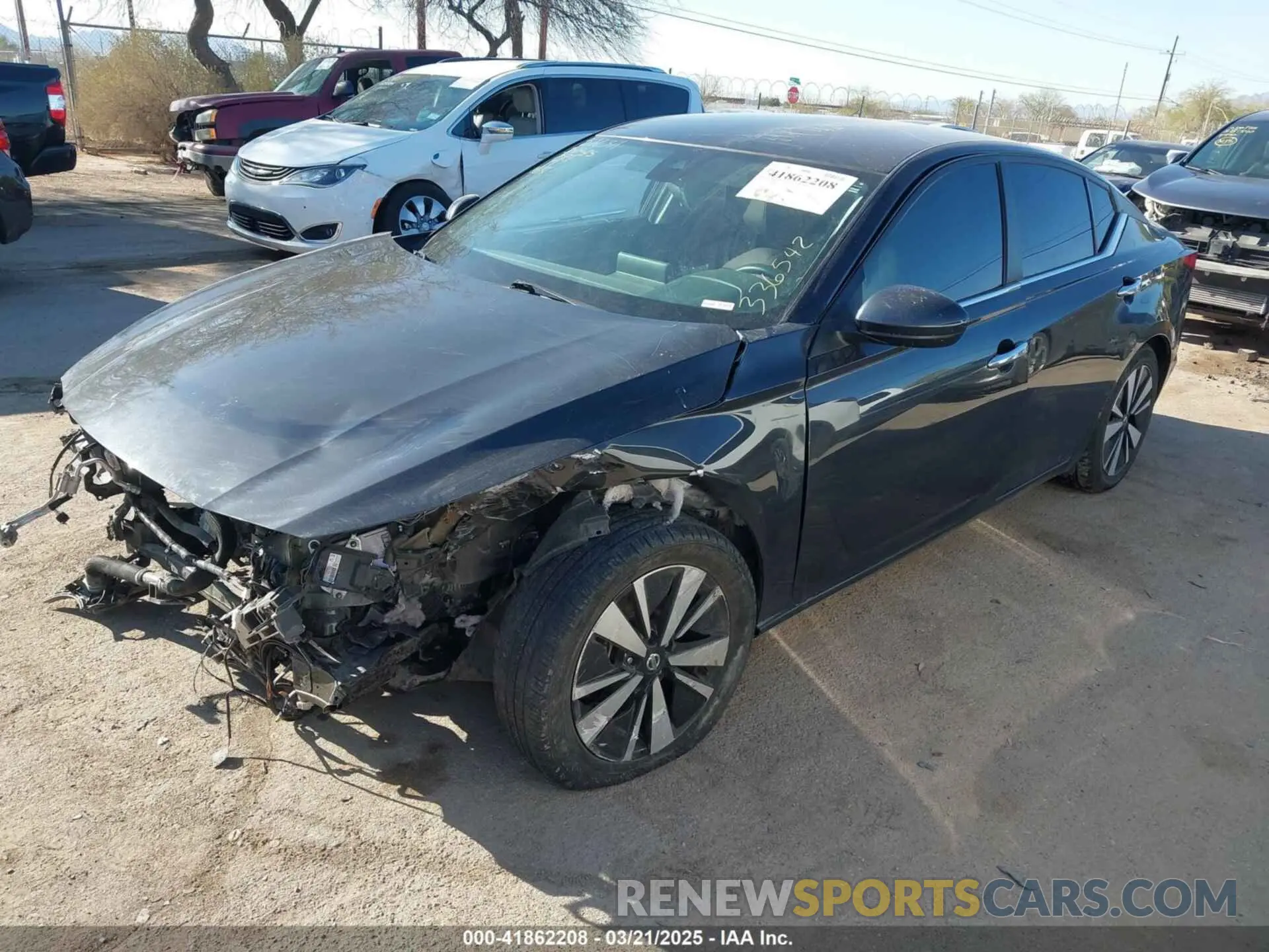 2 fotografías del automóvil dañado 1N4BL4DVXMN336542 NISSAN ALTIMA 2021
