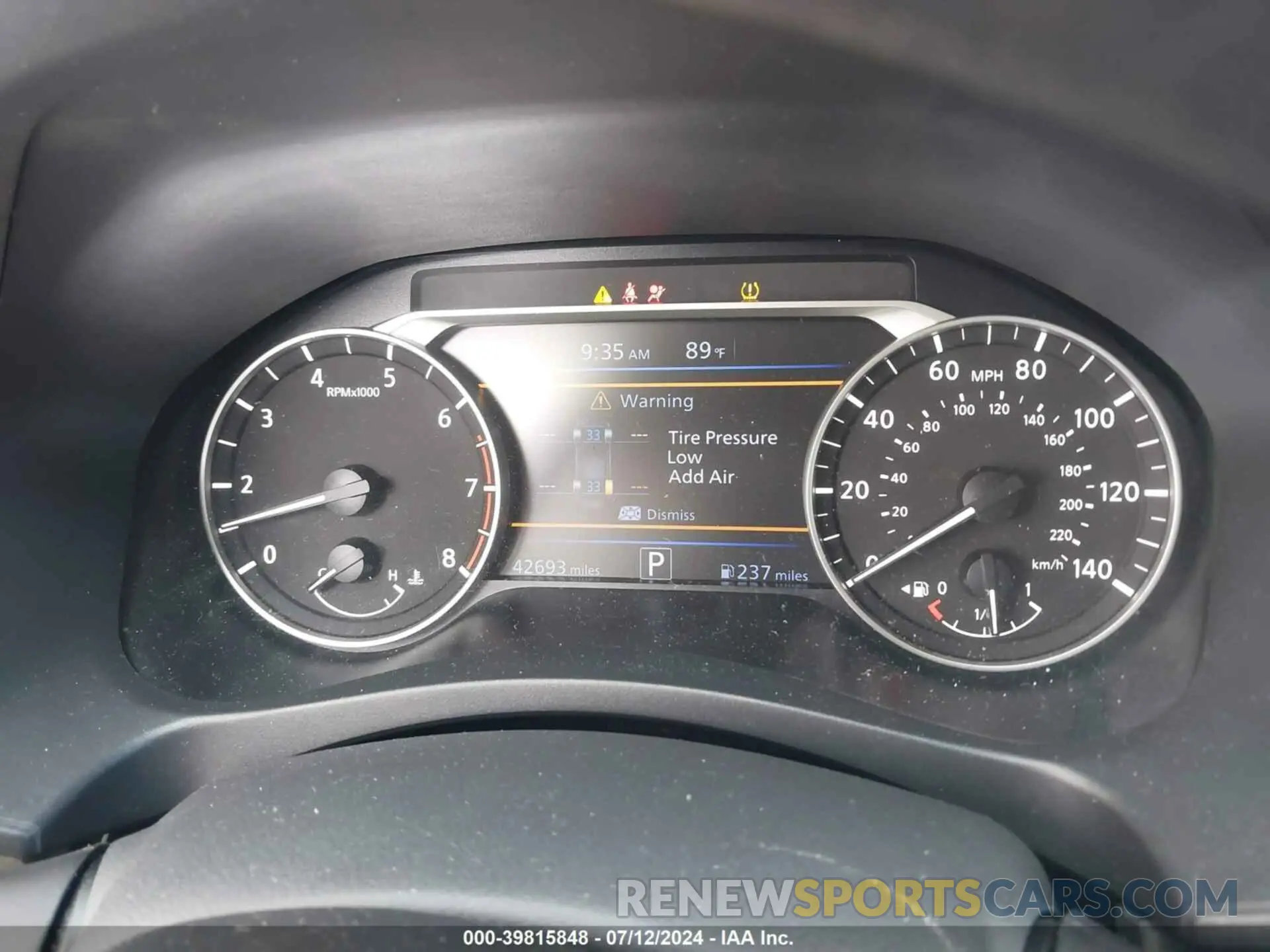 15 fotografías del automóvil dañado 1N4BL4DVXMN400935 NISSAN ALTIMA 2021