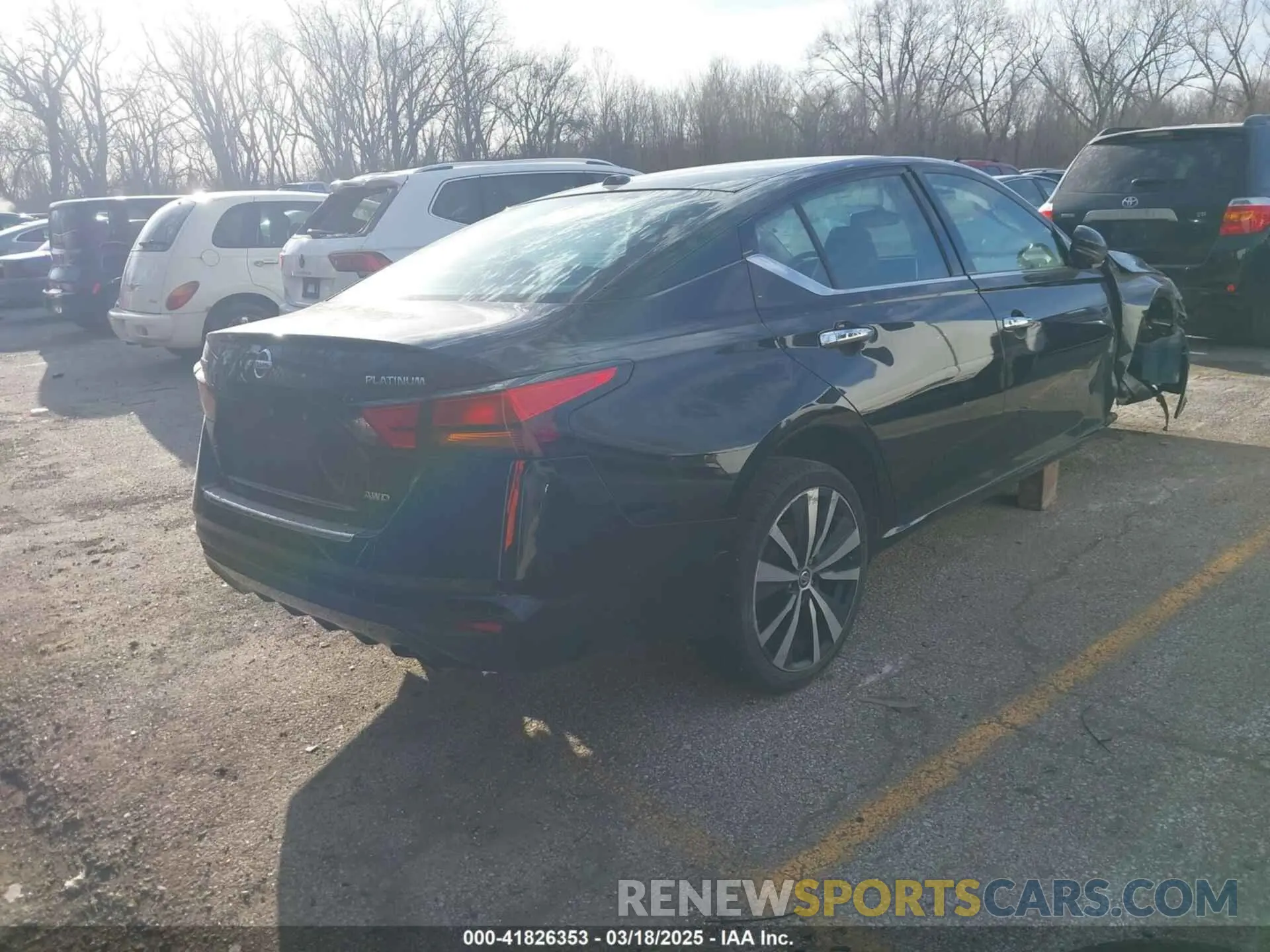 4 fotografías del automóvil dañado 1N4BL4FW4MN301419 NISSAN ALTIMA 2021