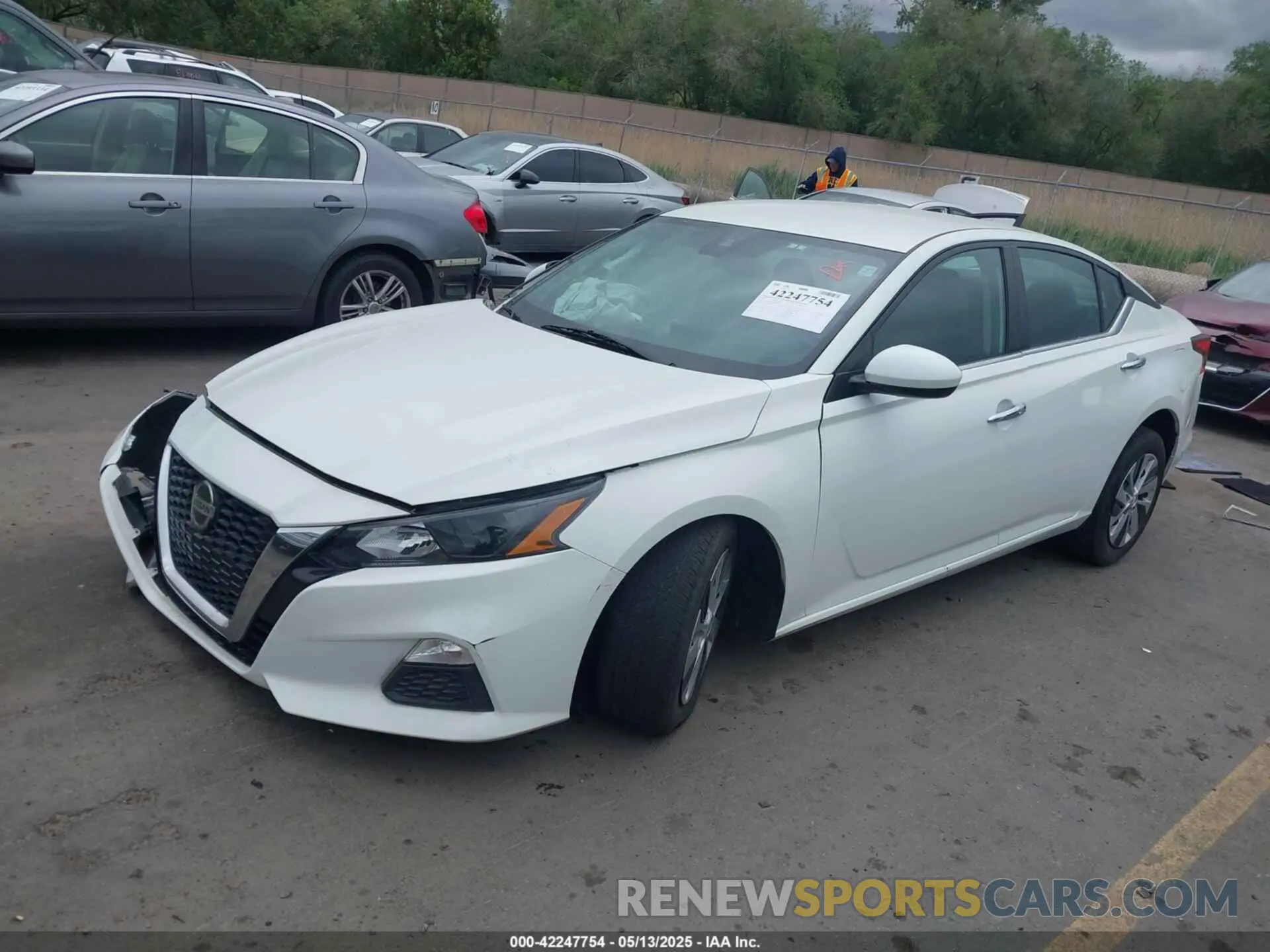 2 fotografías del automóvil dañado 1N4BL4BV8NN345843 NISSAN ALTIMA 2022