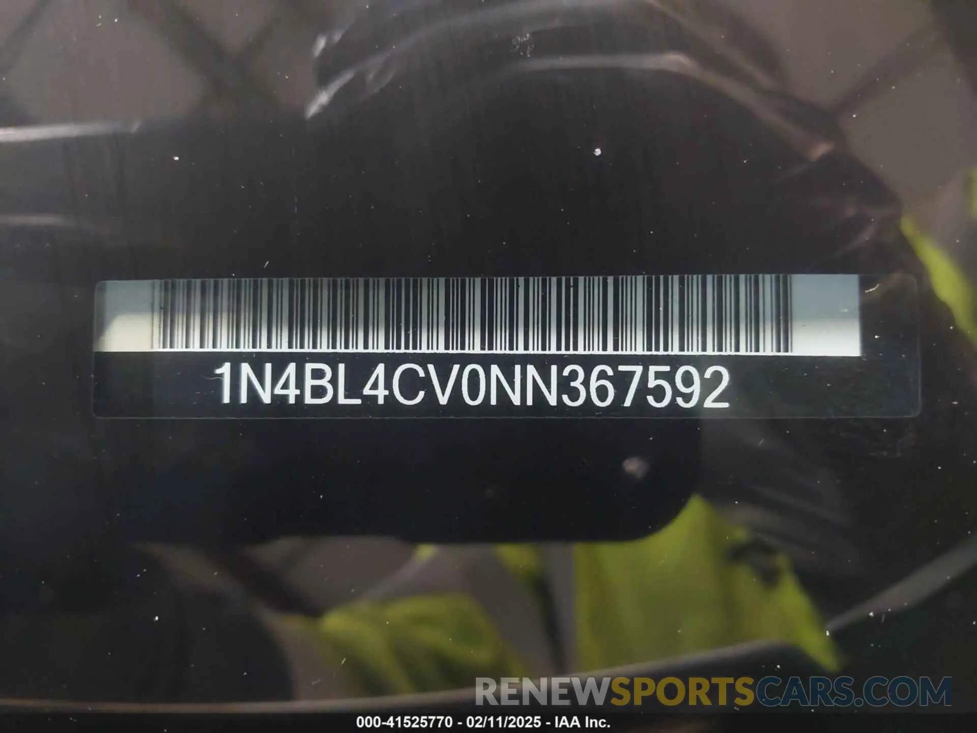 17 fotografías del automóvil dañado 1N4BL4CV0NN367592 NISSAN ALTIMA 2022