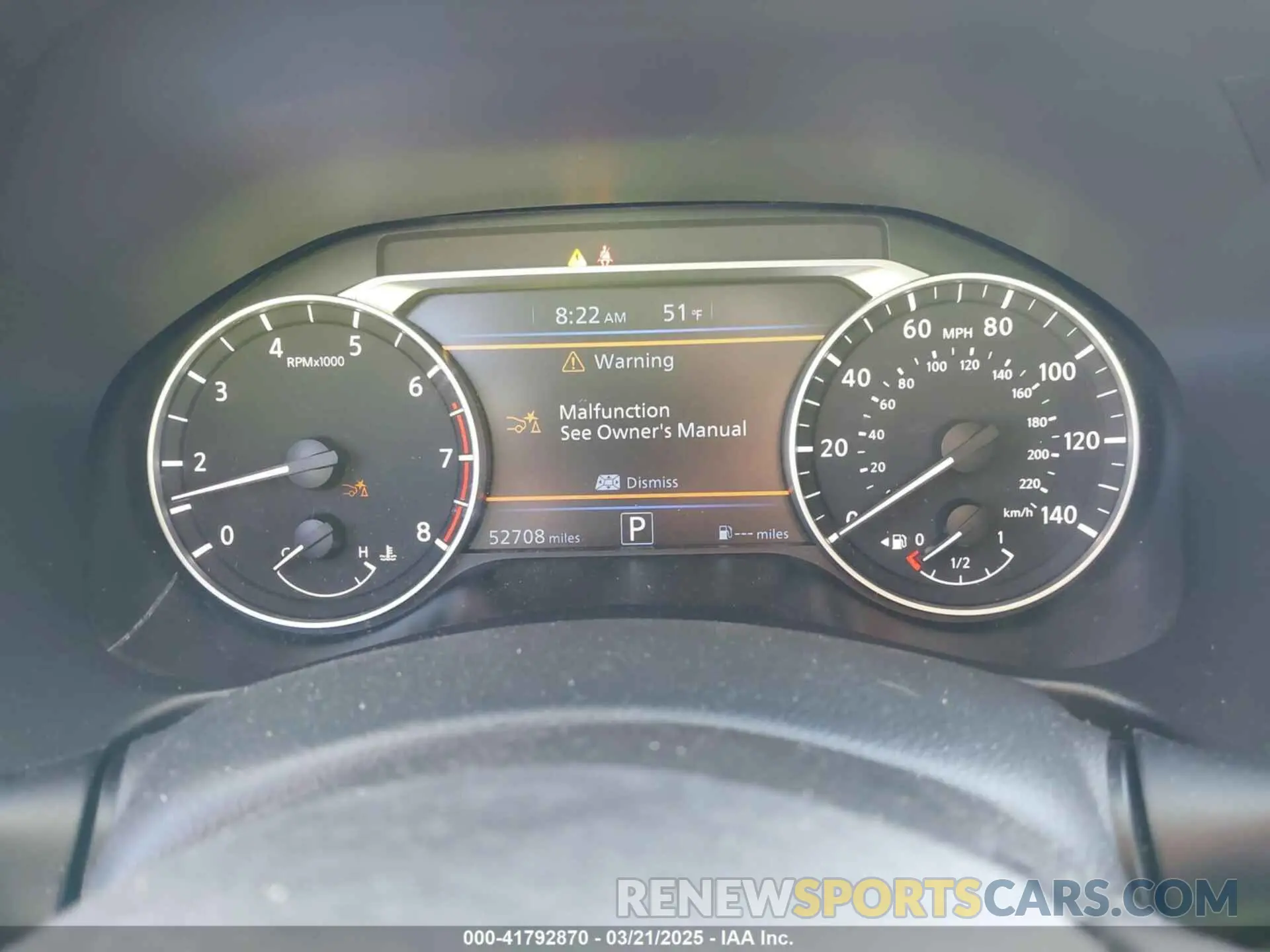 7 fotografías del automóvil dañado 1N4BL4CV1NN346699 NISSAN ALTIMA 2022