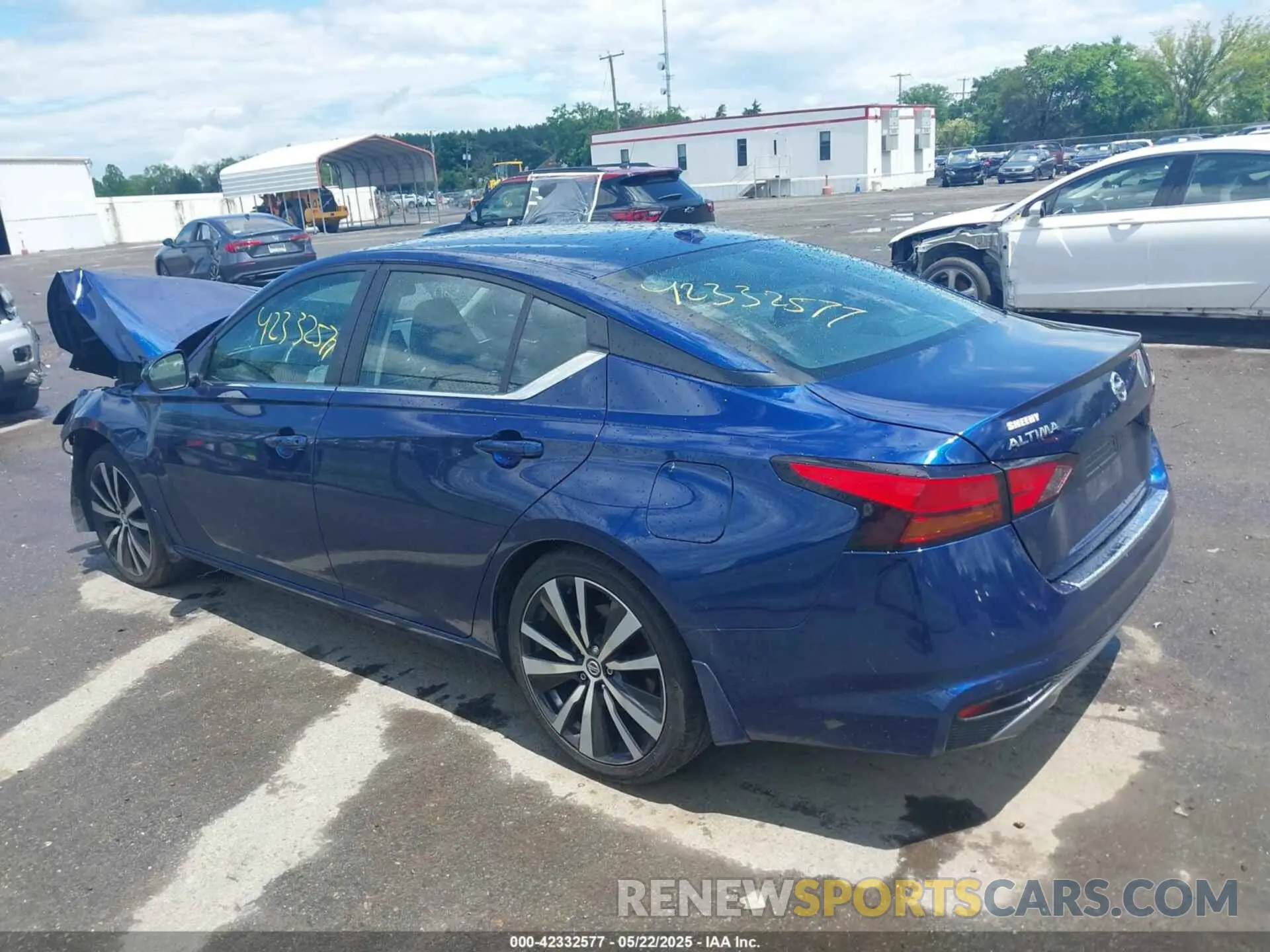 3 fotografías del automóvil dañado 1N4BL4CV8NN326949 NISSAN ALTIMA 2022