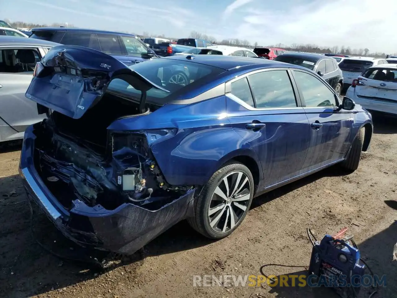 3 fotografías del automóvil dañado 1N4BL4CW8NN380356 NISSAN ALTIMA 2022