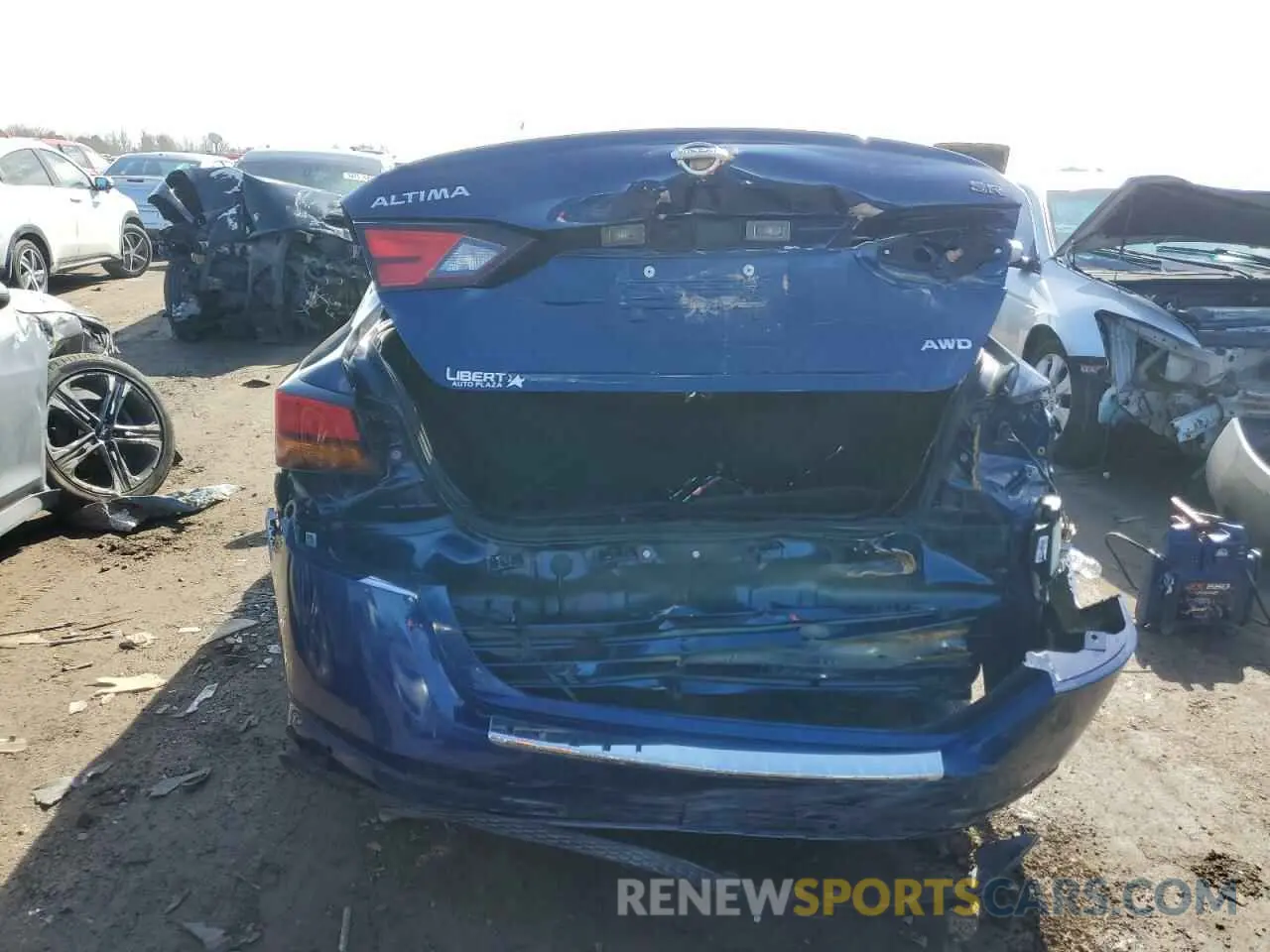 6 fotografías del automóvil dañado 1N4BL4CW8NN380356 NISSAN ALTIMA 2022