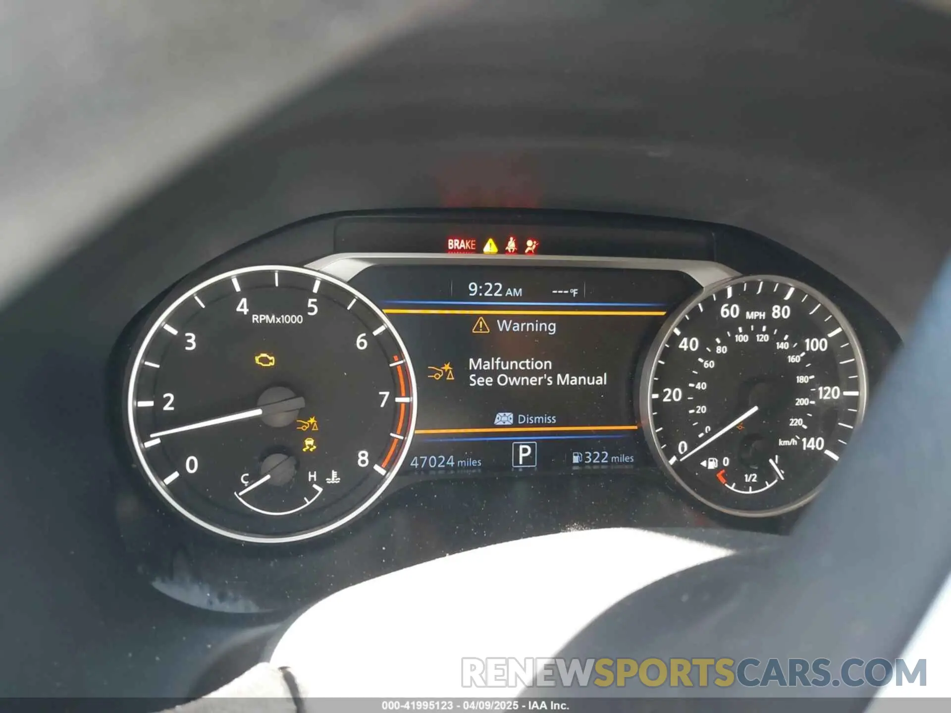 7 fotografías del automóvil dañado 1N4BL4DV3NN321477 NISSAN ALTIMA 2022
