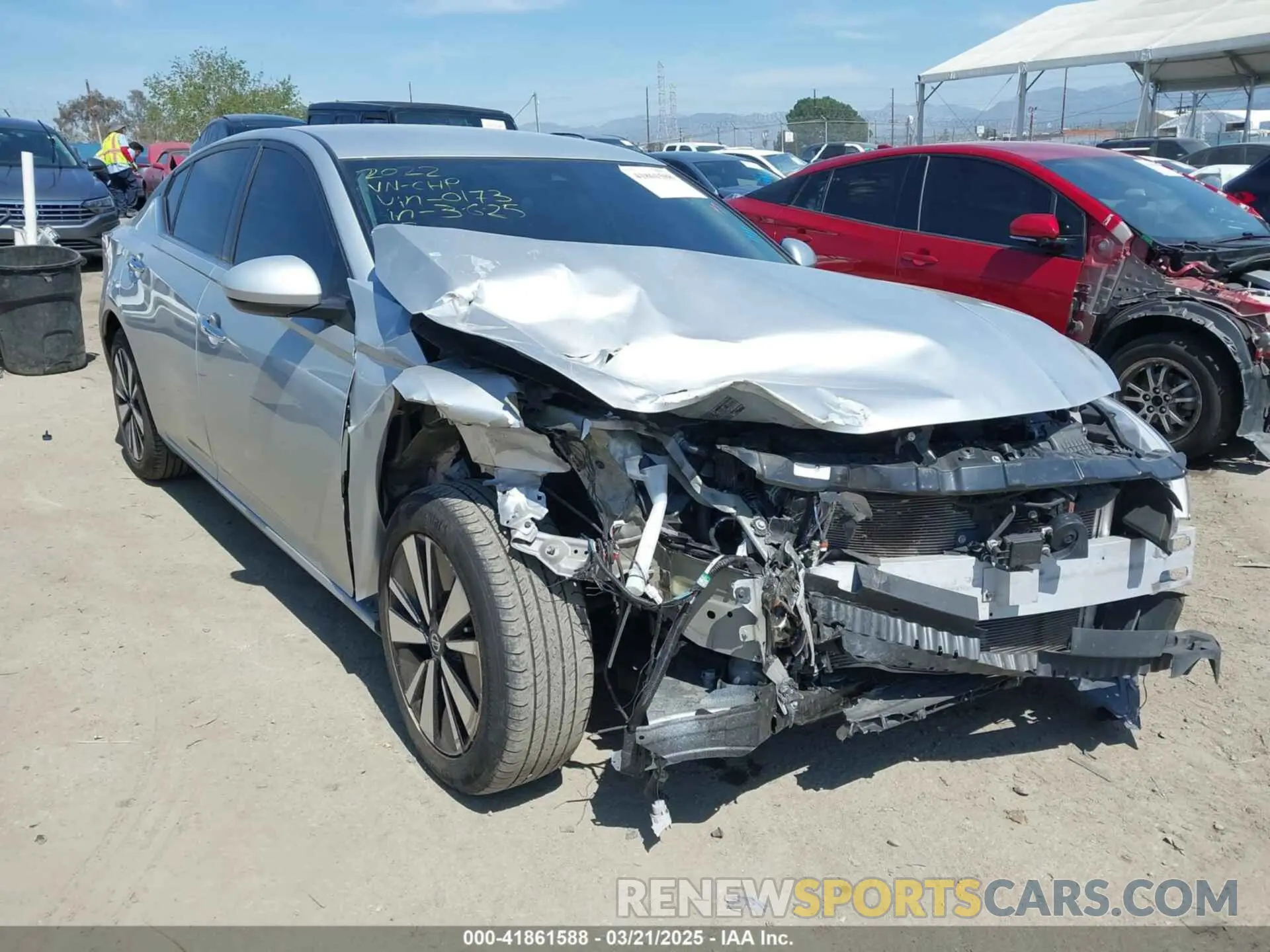 1 fotografías del automóvil dañado 1N4BL4DV3NN380173 NISSAN ALTIMA 2022