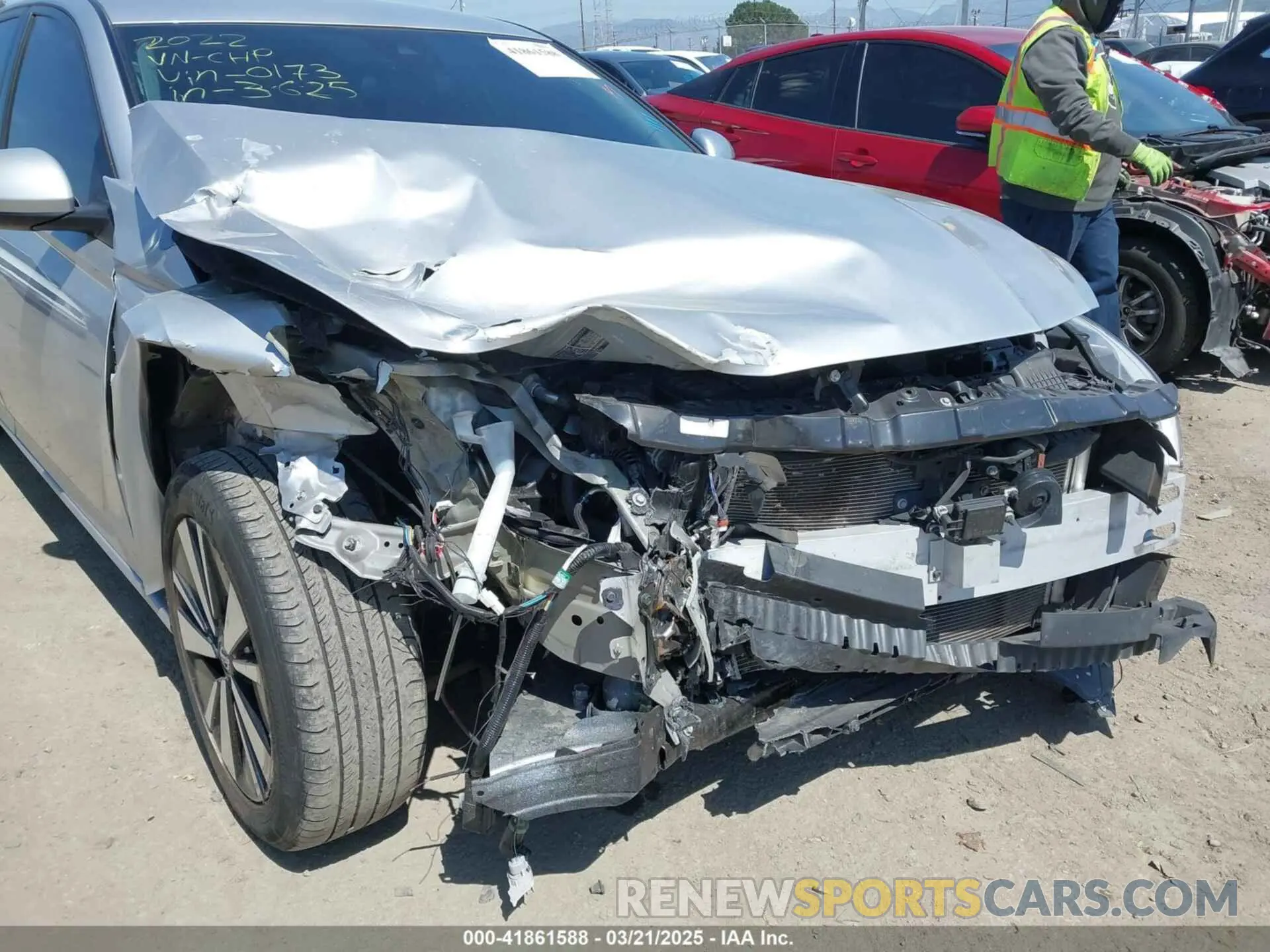 6 fotografías del automóvil dañado 1N4BL4DV3NN380173 NISSAN ALTIMA 2022