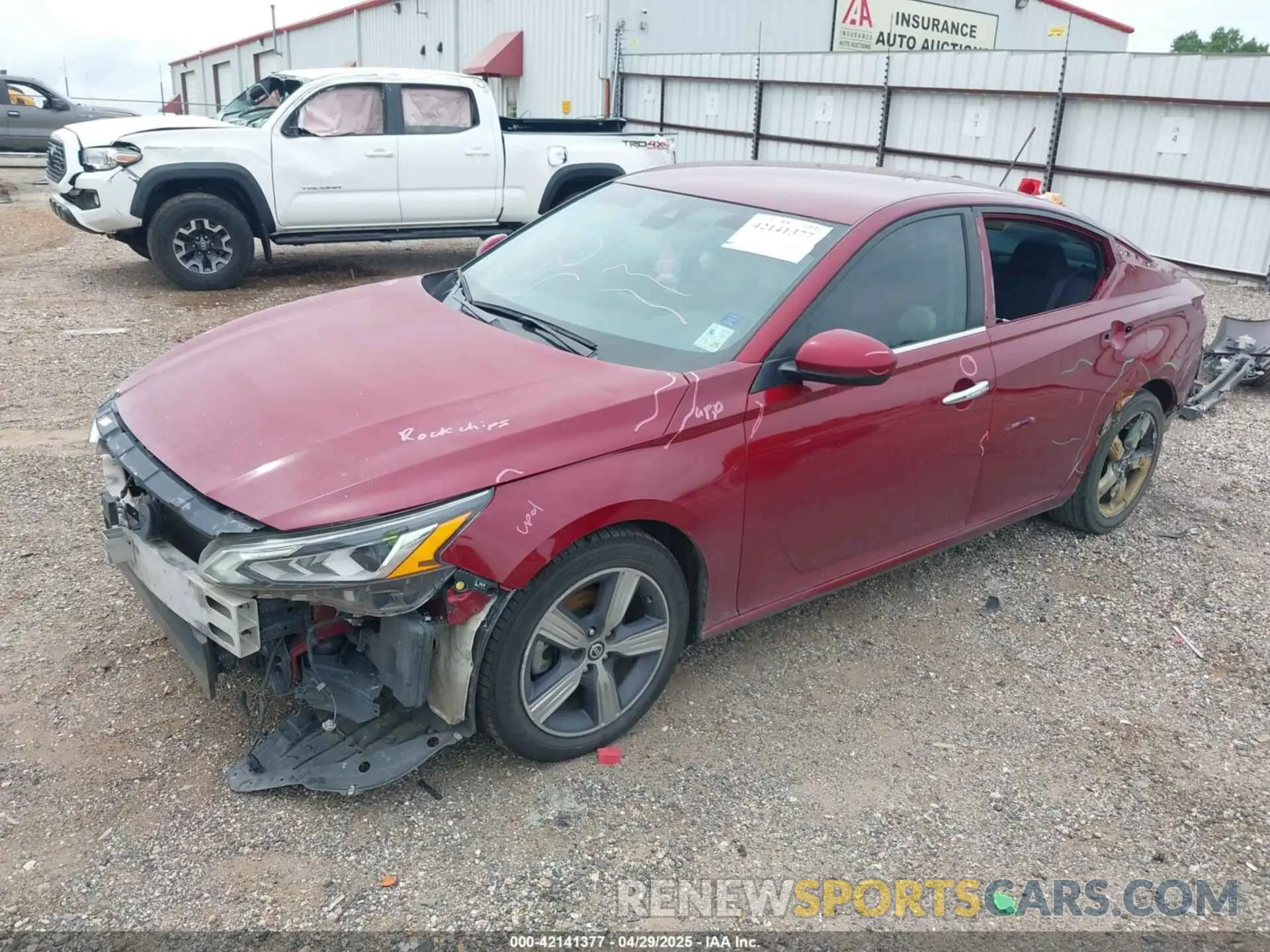 2 fotografías del automóvil dañado 1N4BL4DV6NN317522 NISSAN ALTIMA 2022