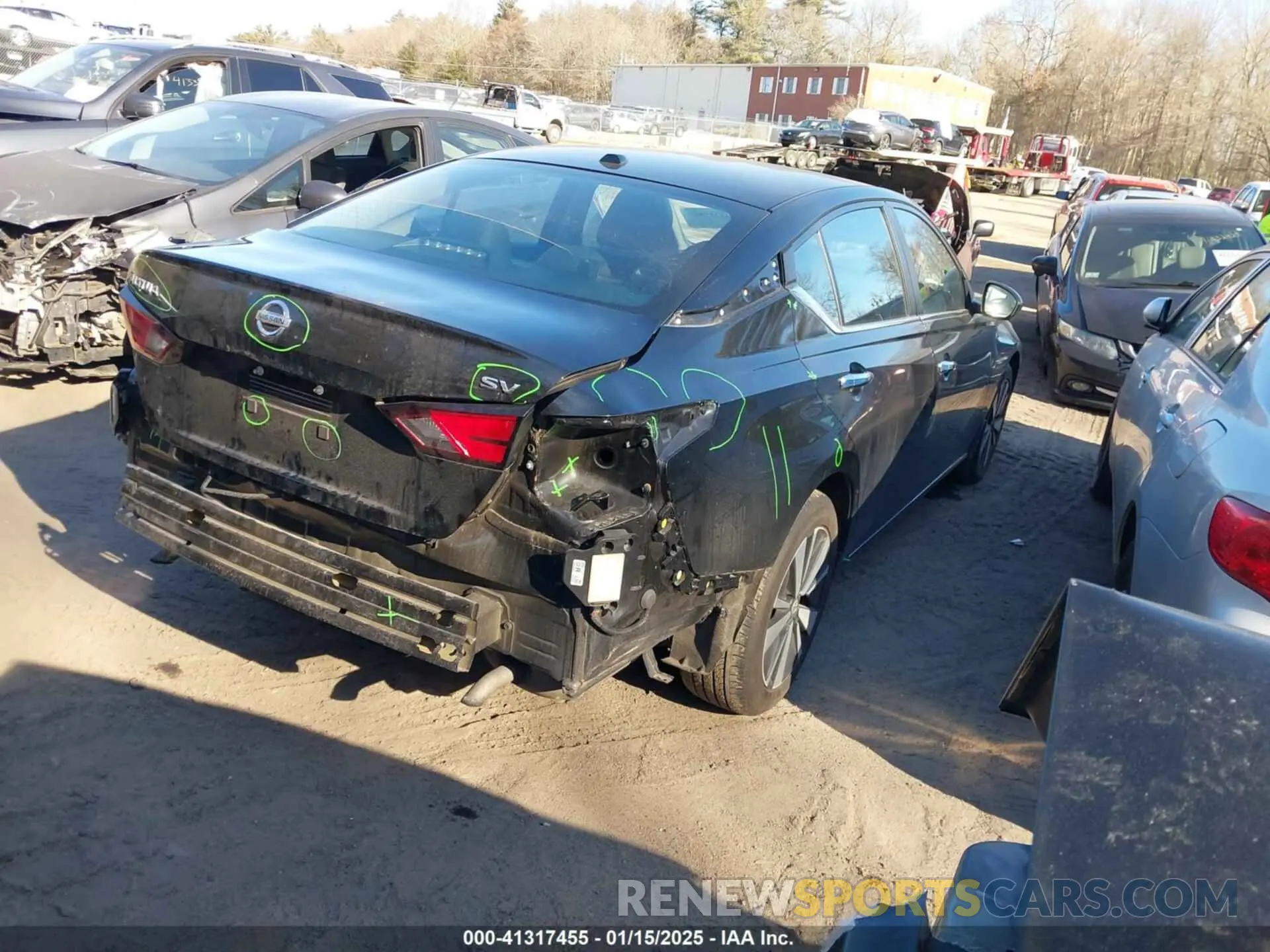 4 fotografías del automóvil dañado 1N4BL4DV7NN402174 NISSAN ALTIMA 2022