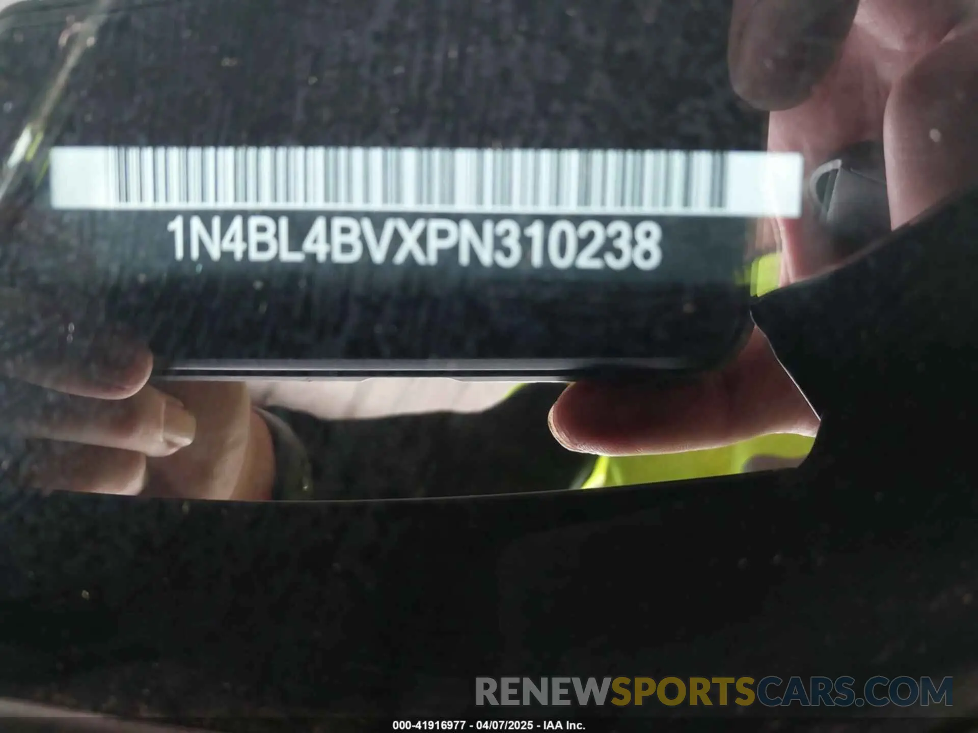 9 fotografías del automóvil dañado 1N4BL4BVXPN310238 NISSAN ALTIMA 2023