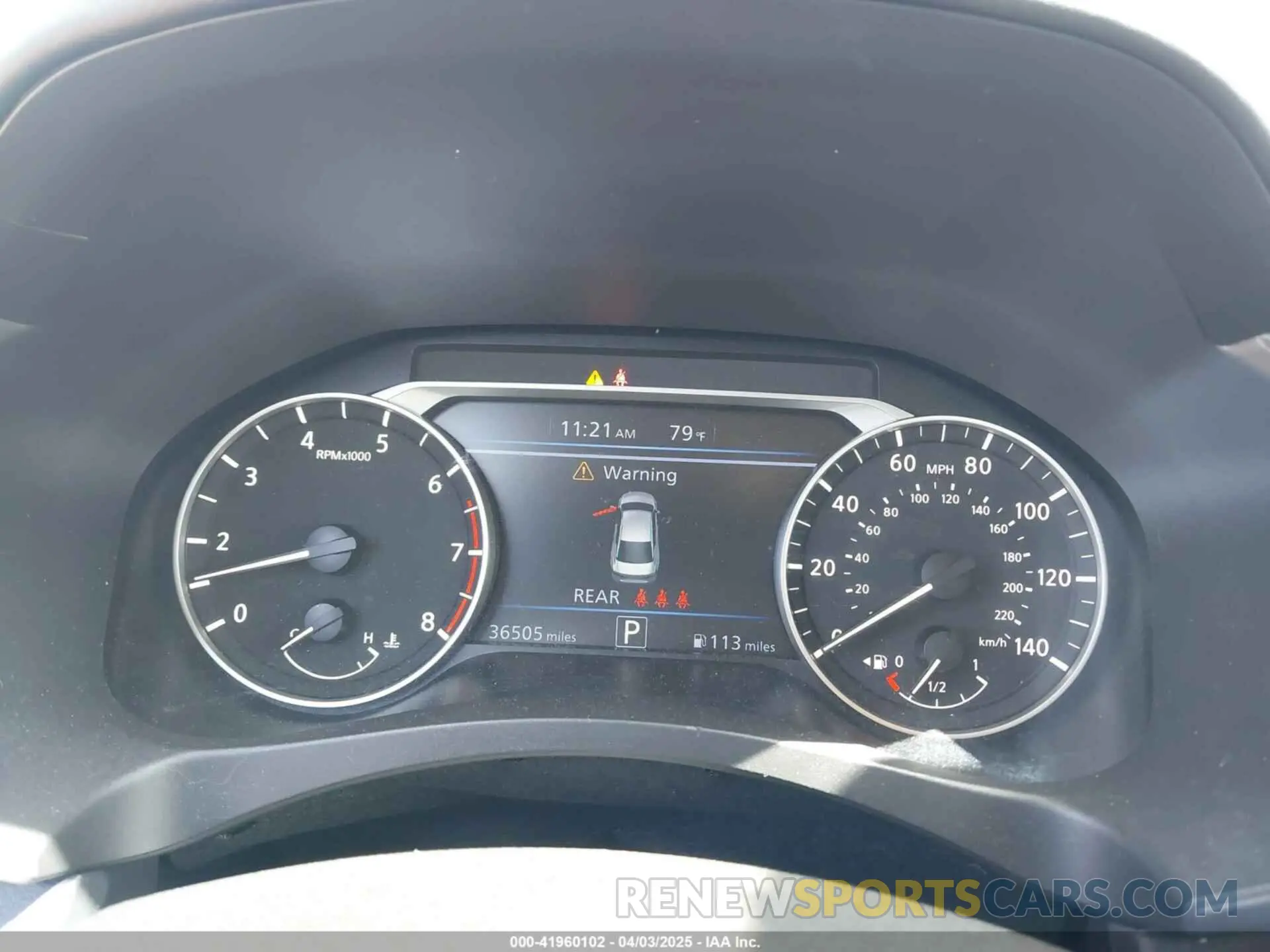7 fotografías del automóvil dañado 1N4BL4CV3PN365659 NISSAN ALTIMA 2023