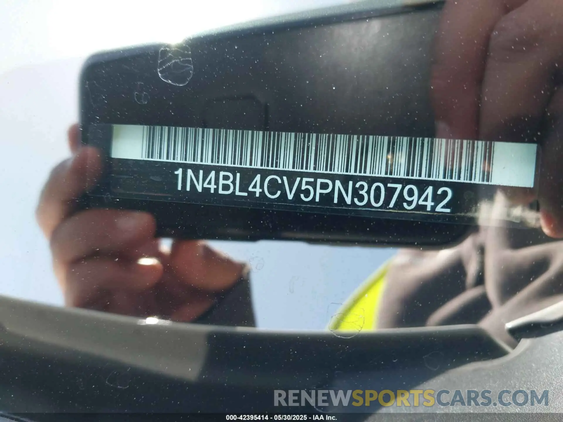 9 fotografías del automóvil dañado 1N4BL4CV5PN307942 NISSAN ALTIMA 2023