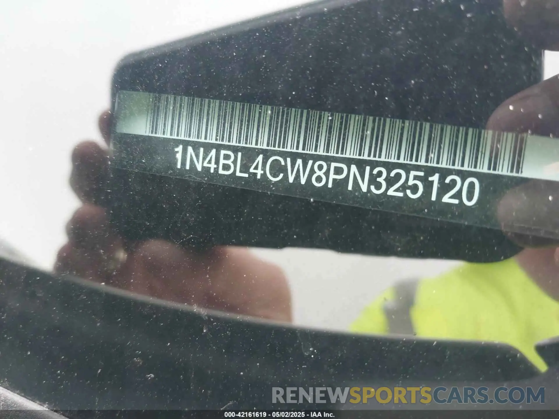9 fotografías del automóvil dañado 1N4BL4CW8PN325120 NISSAN ALTIMA 2023
