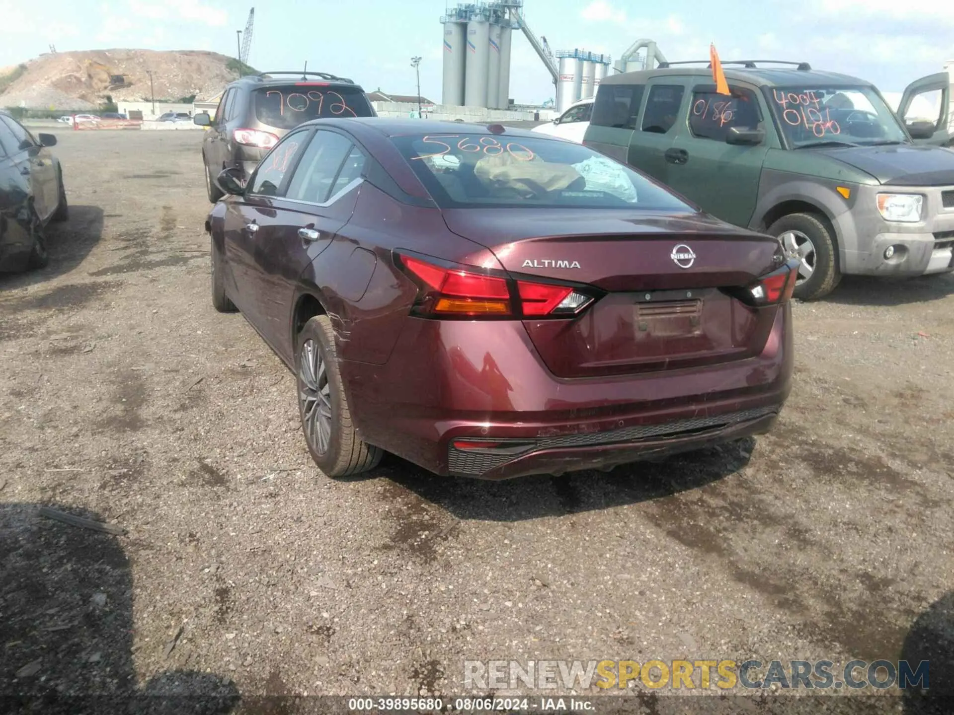 3 fotografías del automóvil dañado 1N4BL4DV3PN345149 NISSAN ALTIMA 2023