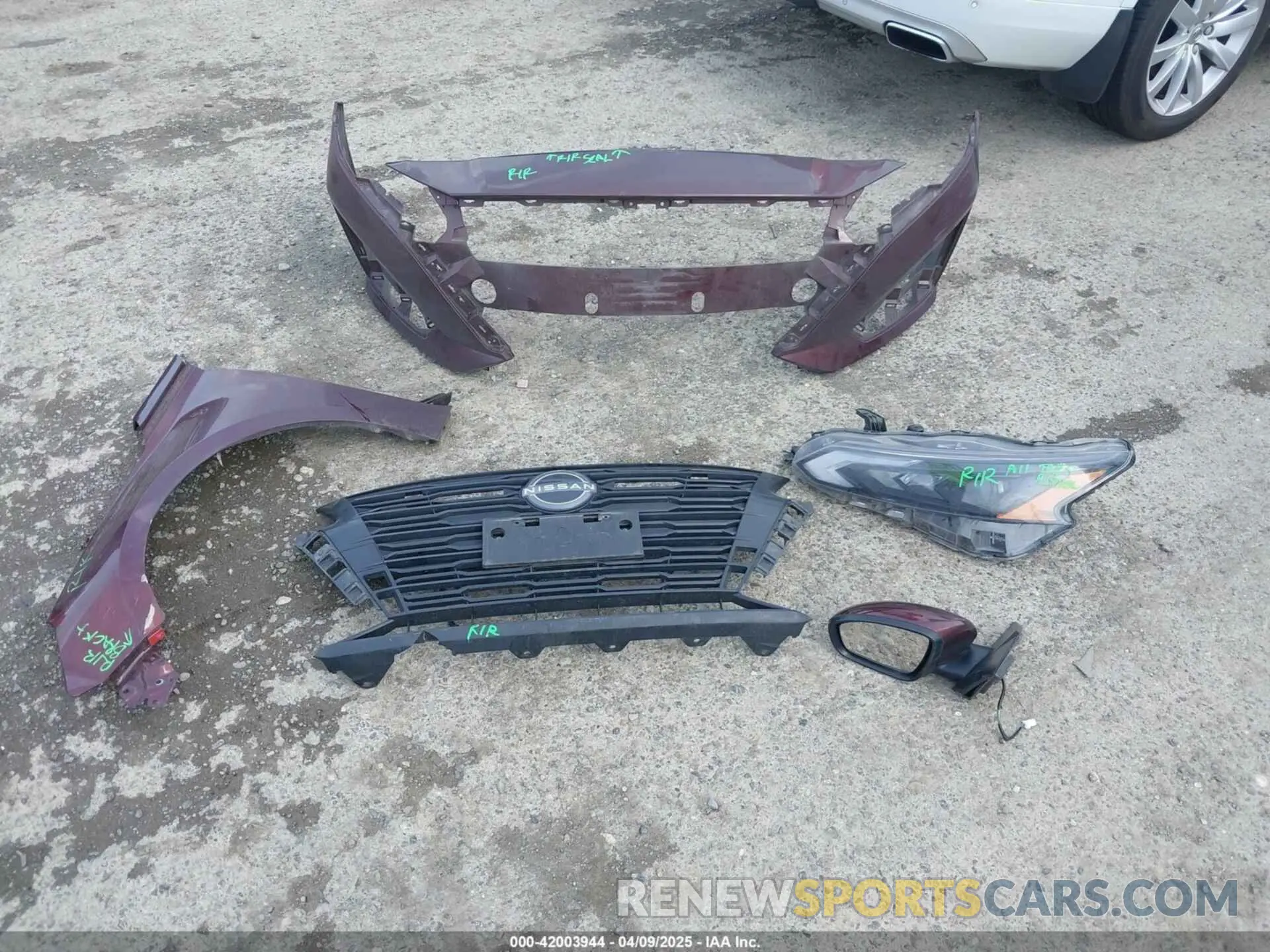 12 fotografías del automóvil dañado 1N4BL4DV8PN359225 NISSAN ALTIMA 2023