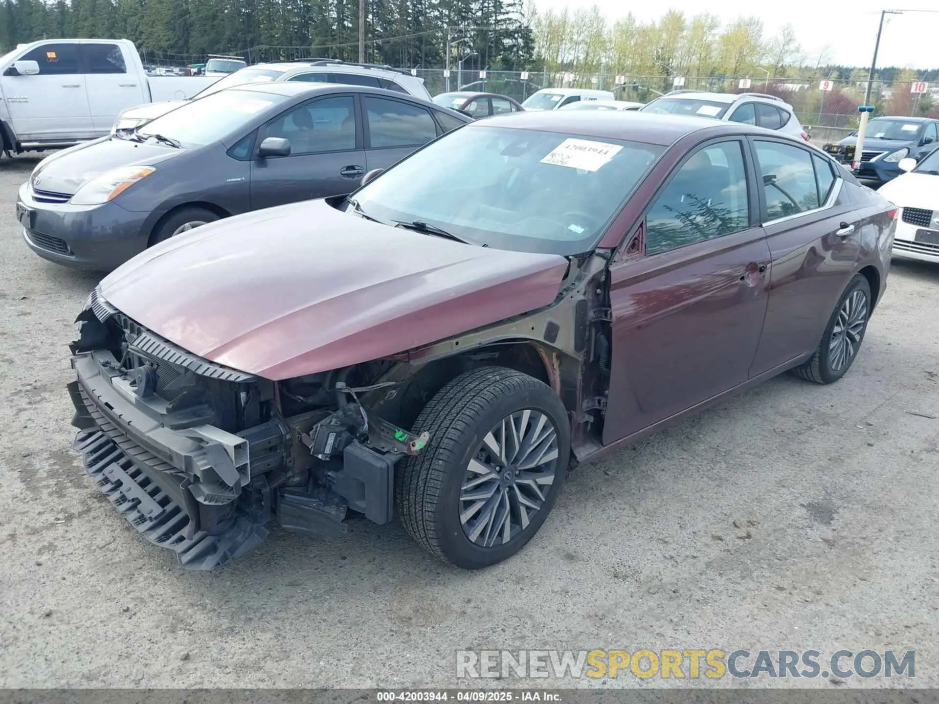 2 fotografías del automóvil dañado 1N4BL4DV8PN359225 NISSAN ALTIMA 2023