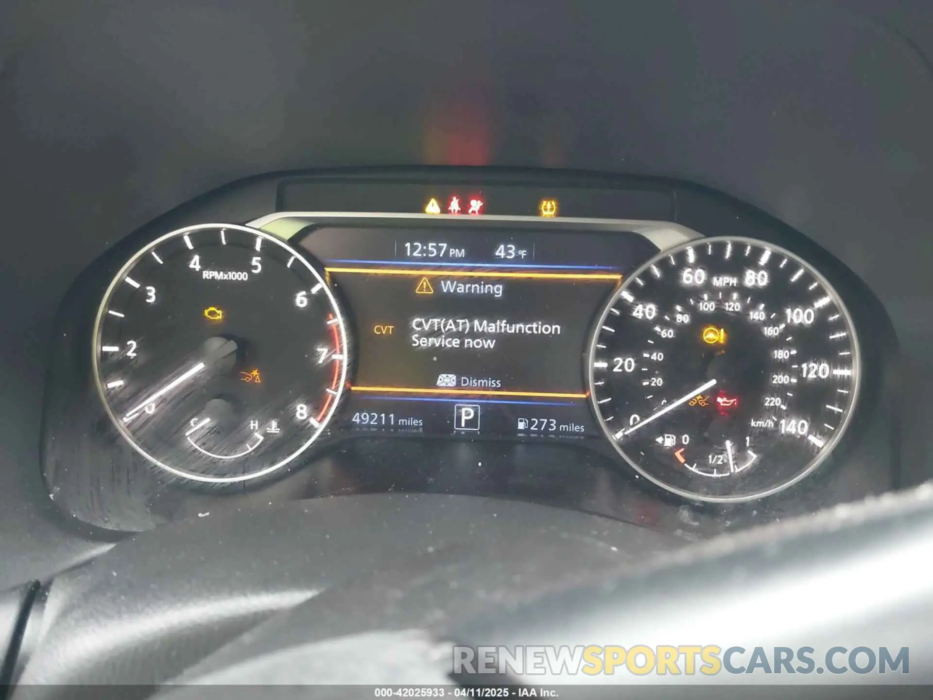 7 fotografías del automóvil dañado 1N4BL4DV9PN320224 NISSAN ALTIMA 2023