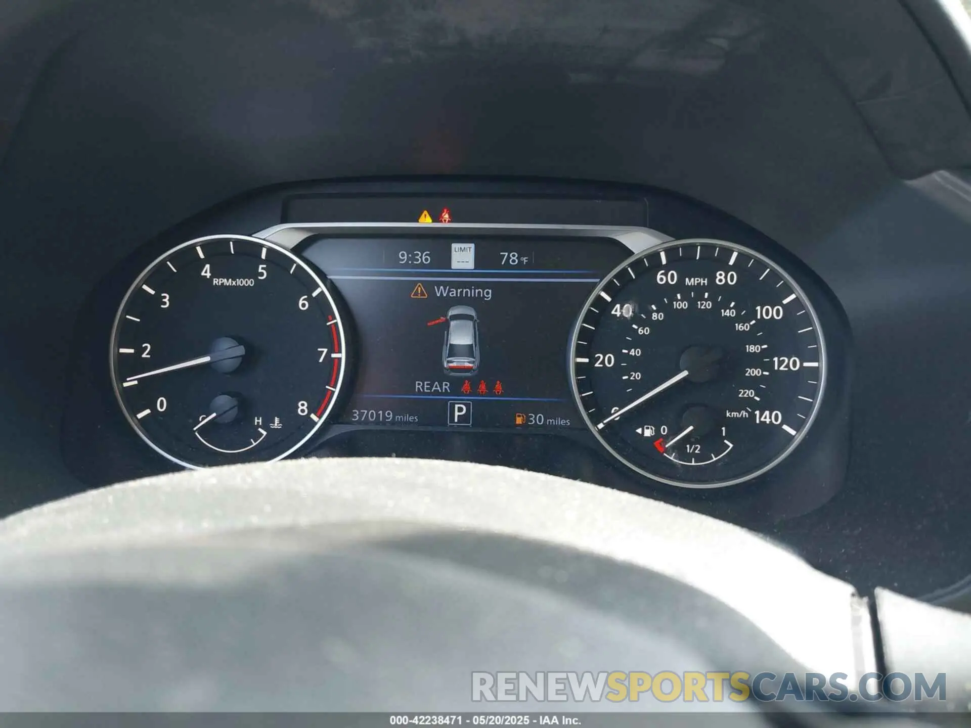 7 fotografías del automóvil dañado 1N4BL4DW1PN338399 NISSAN ALTIMA 2023