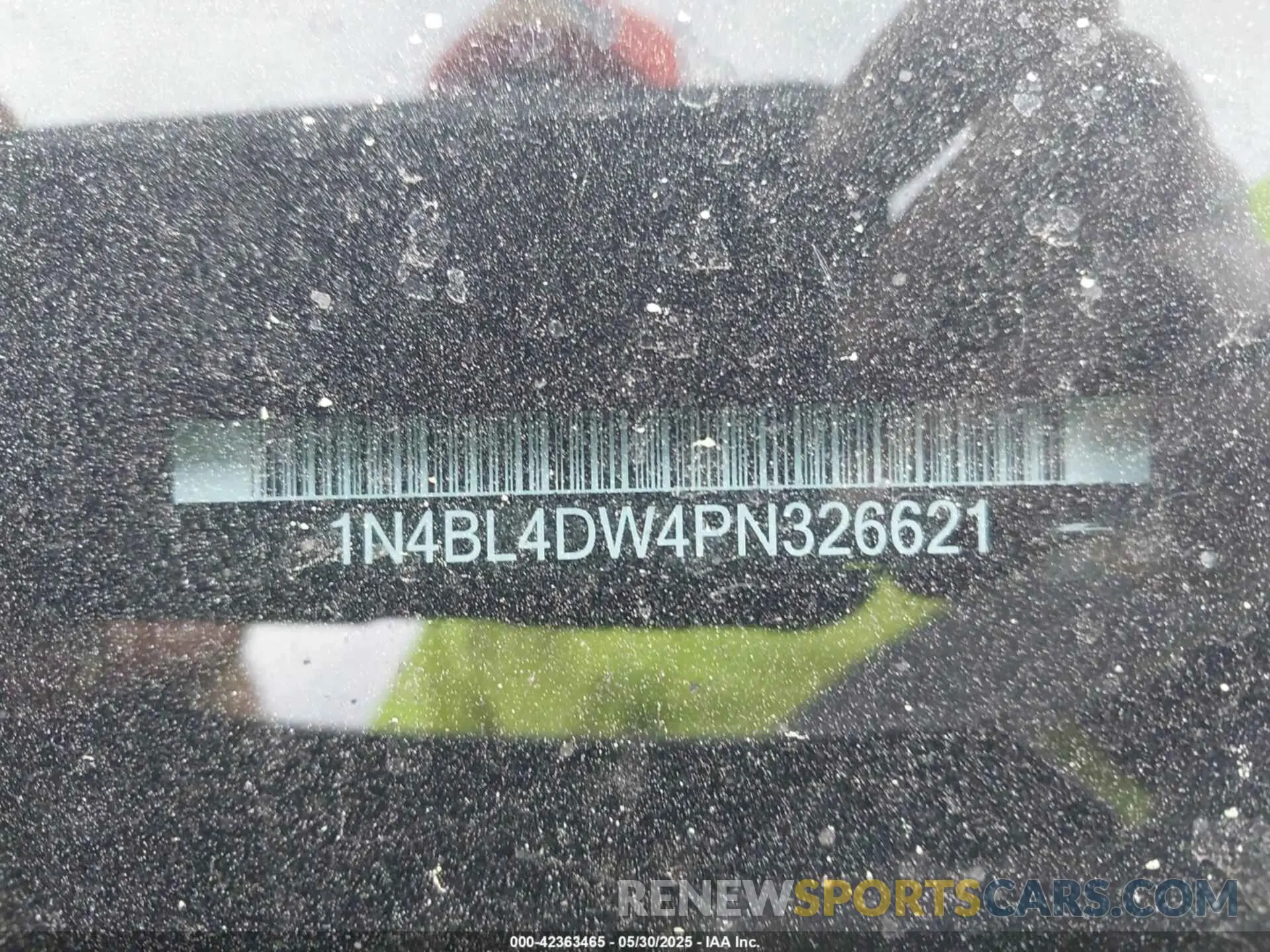 9 fotografías del automóvil dañado 1N4BL4DW4PN326621 NISSAN ALTIMA 2023