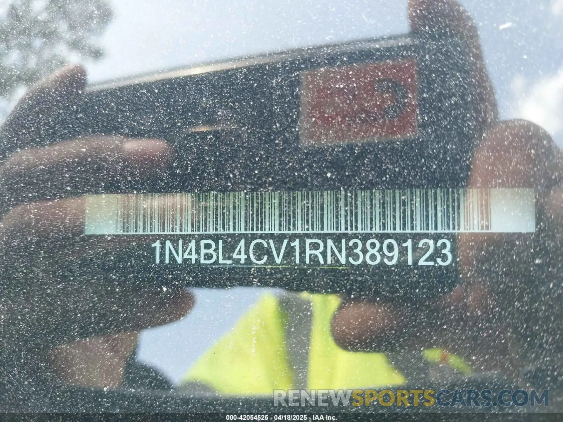 9 fotografías del automóvil dañado 1N4BL4CV1RN389123 NISSAN ALTIMA 2024