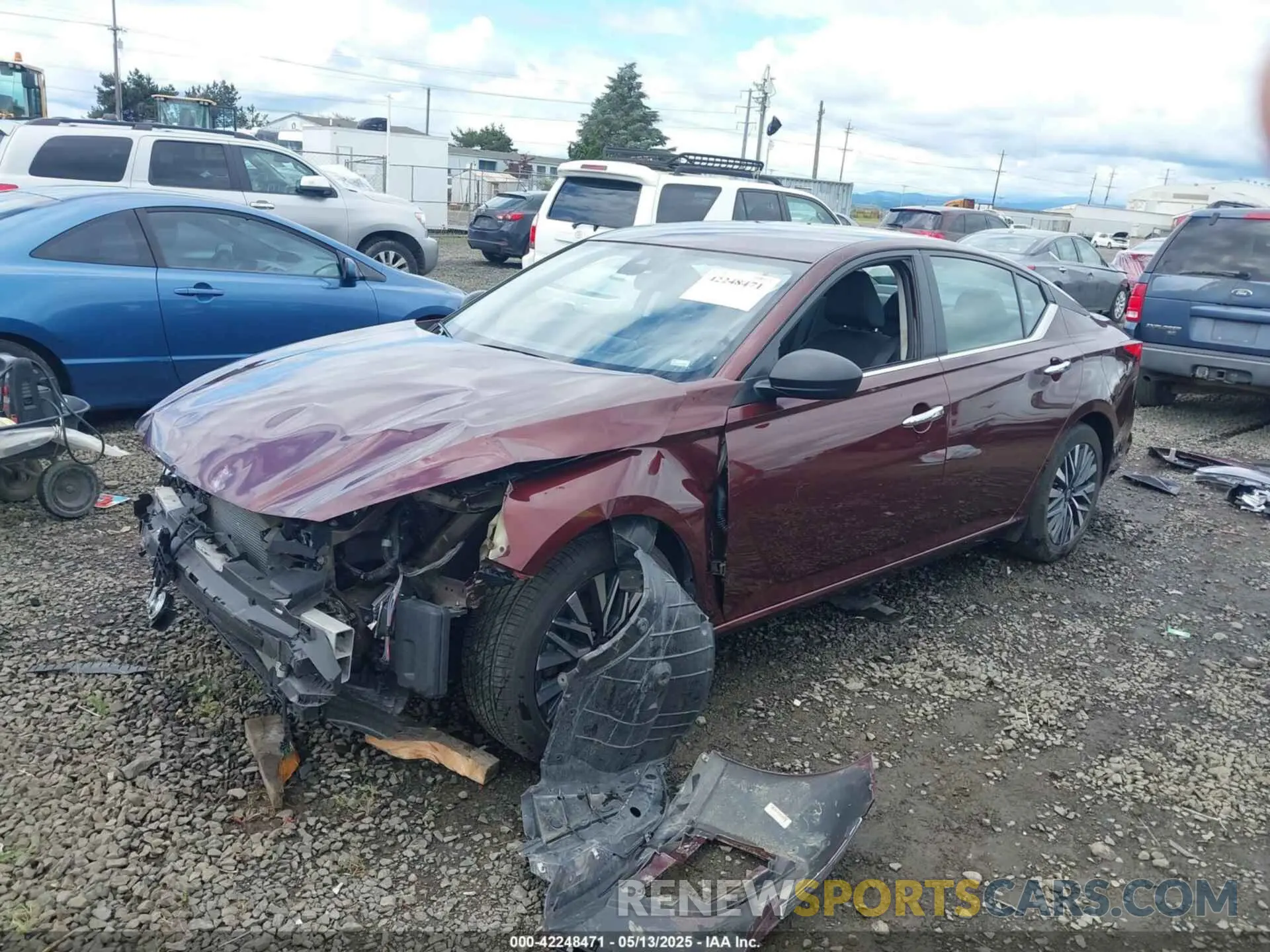 2 fotografías del automóvil dañado 1N4BL4DV4RN321591 NISSAN ALTIMA 2024