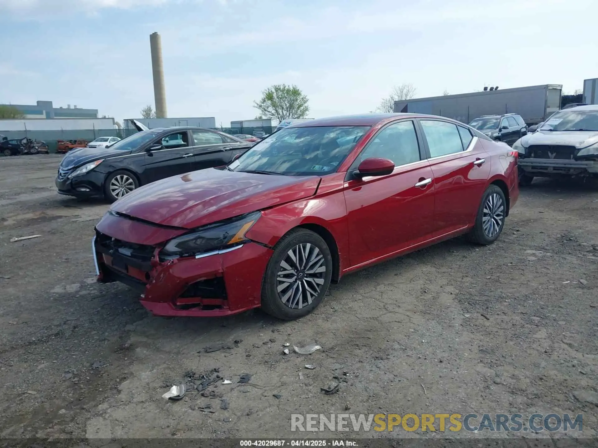 2 fotografías del automóvil dañado 1N4BL4DV4RN344997 NISSAN ALTIMA 2024