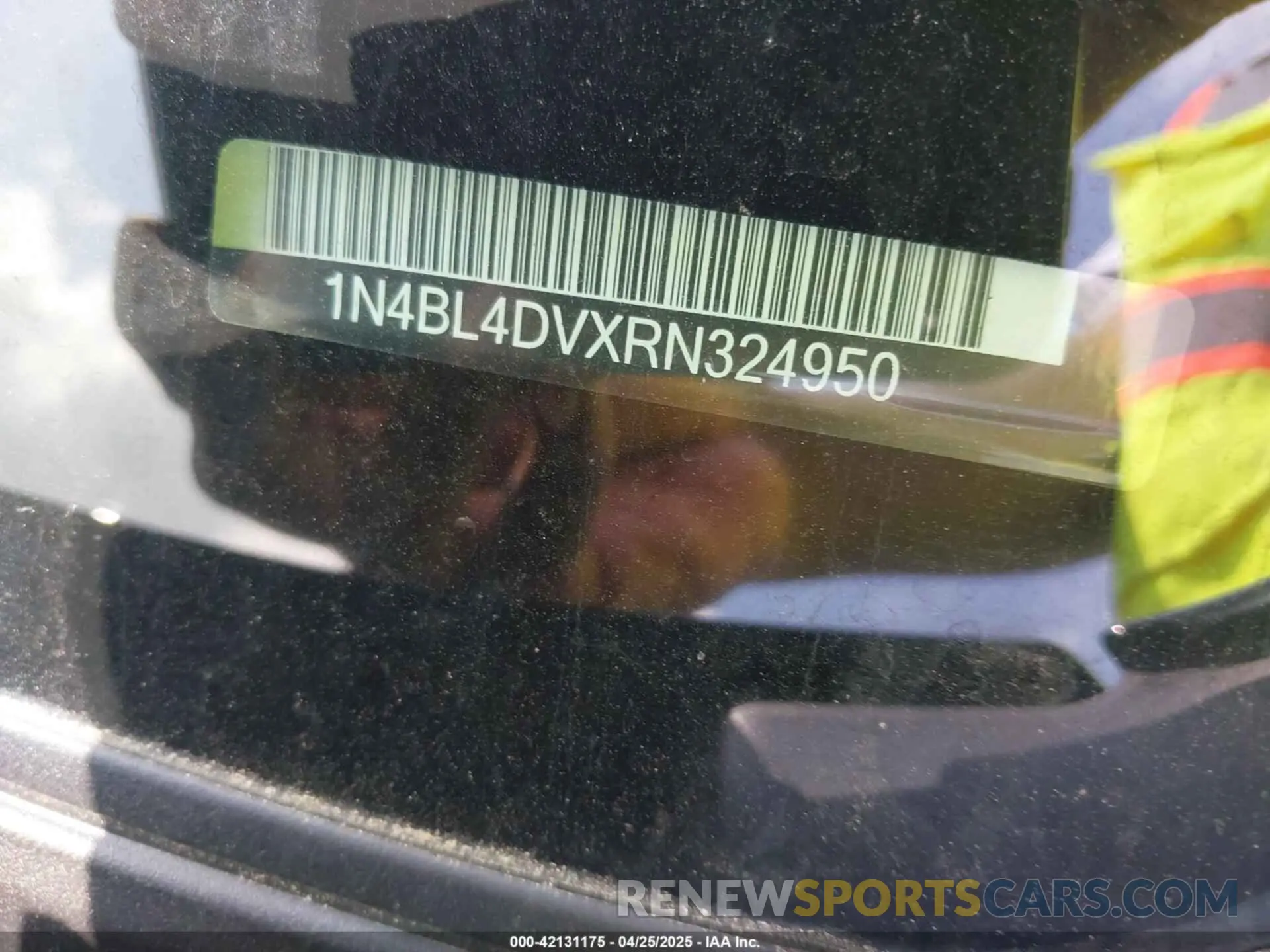9 fotografías del automóvil dañado 1N4BL4DVXRN324950 NISSAN ALTIMA 2024