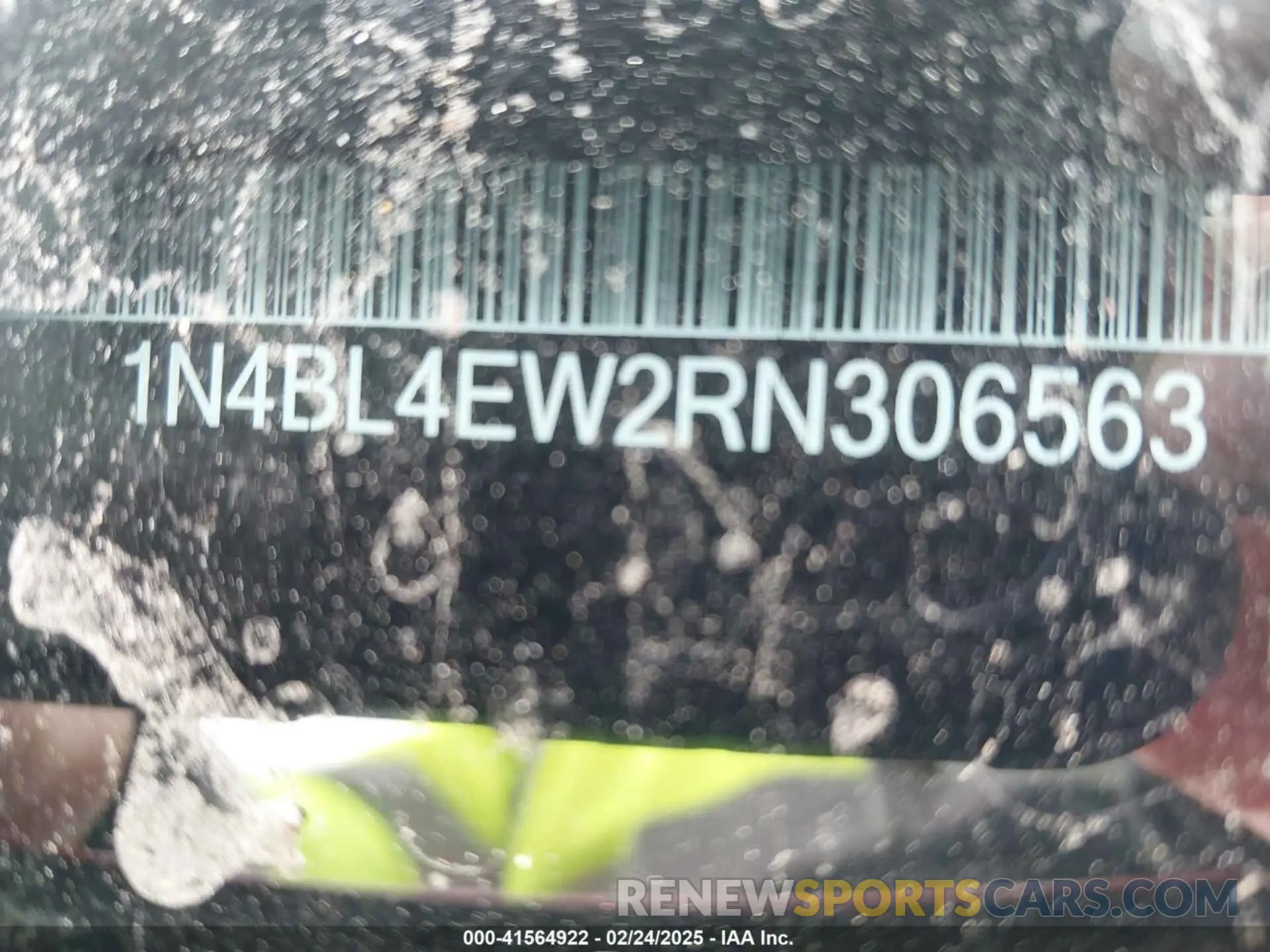 9 fotografías del automóvil dañado 1N4BL4EW2RN306563 NISSAN ALTIMA 2024